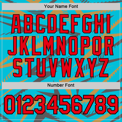 Custom Lakes Blue Fire Red Steel Gray Old Gold-Black 3D Esports Performance T-Shirt