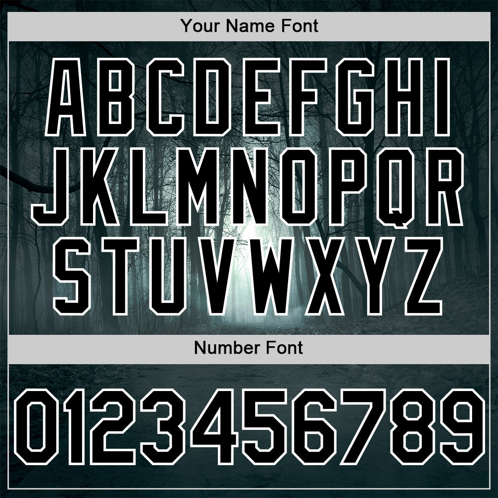 Custom Black White 3D Spooky Skull Authentic Baseball Jersey