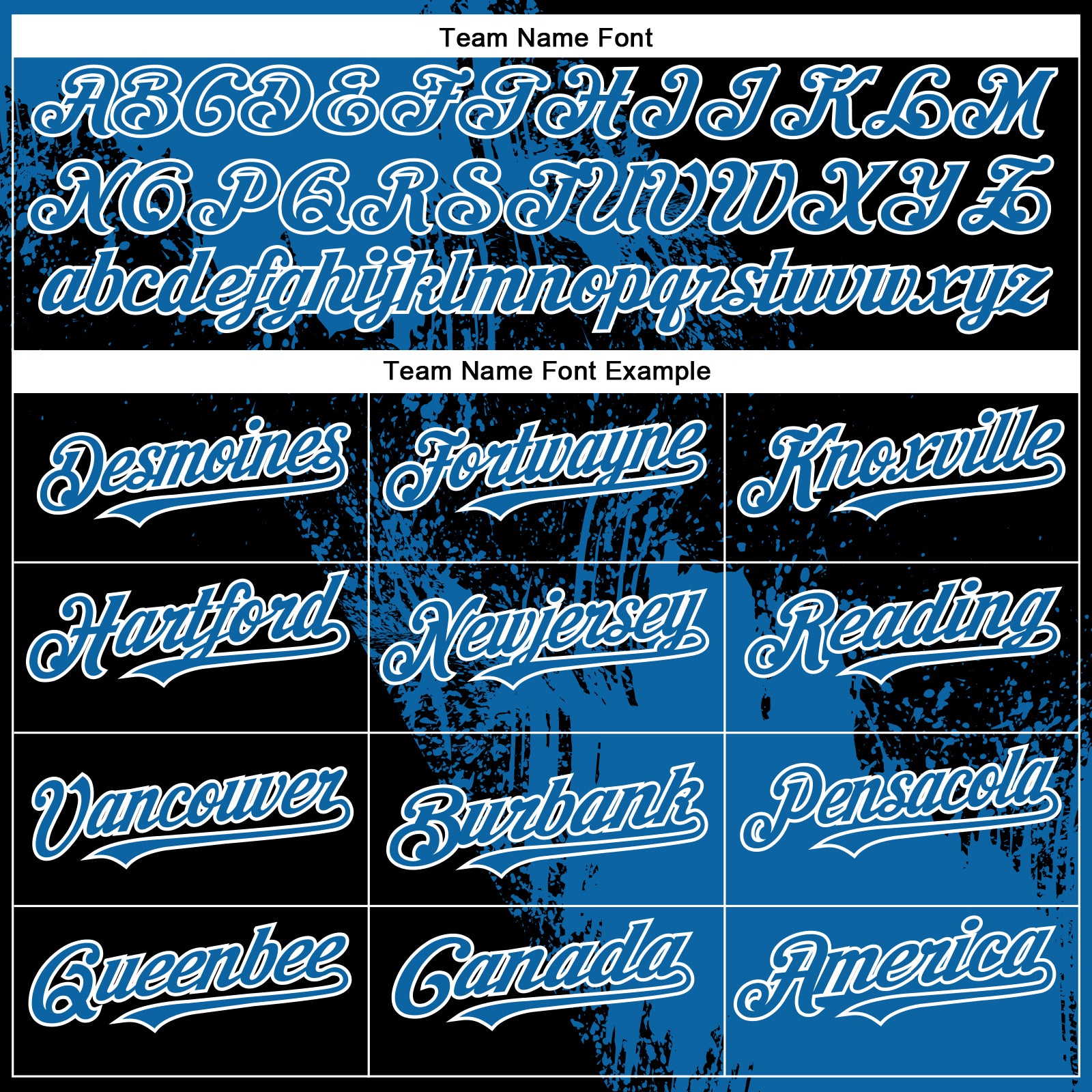 Custom Blue Black-White 3D Pattern Design Abstract Brush Stroke Authentic Baseball Jersey