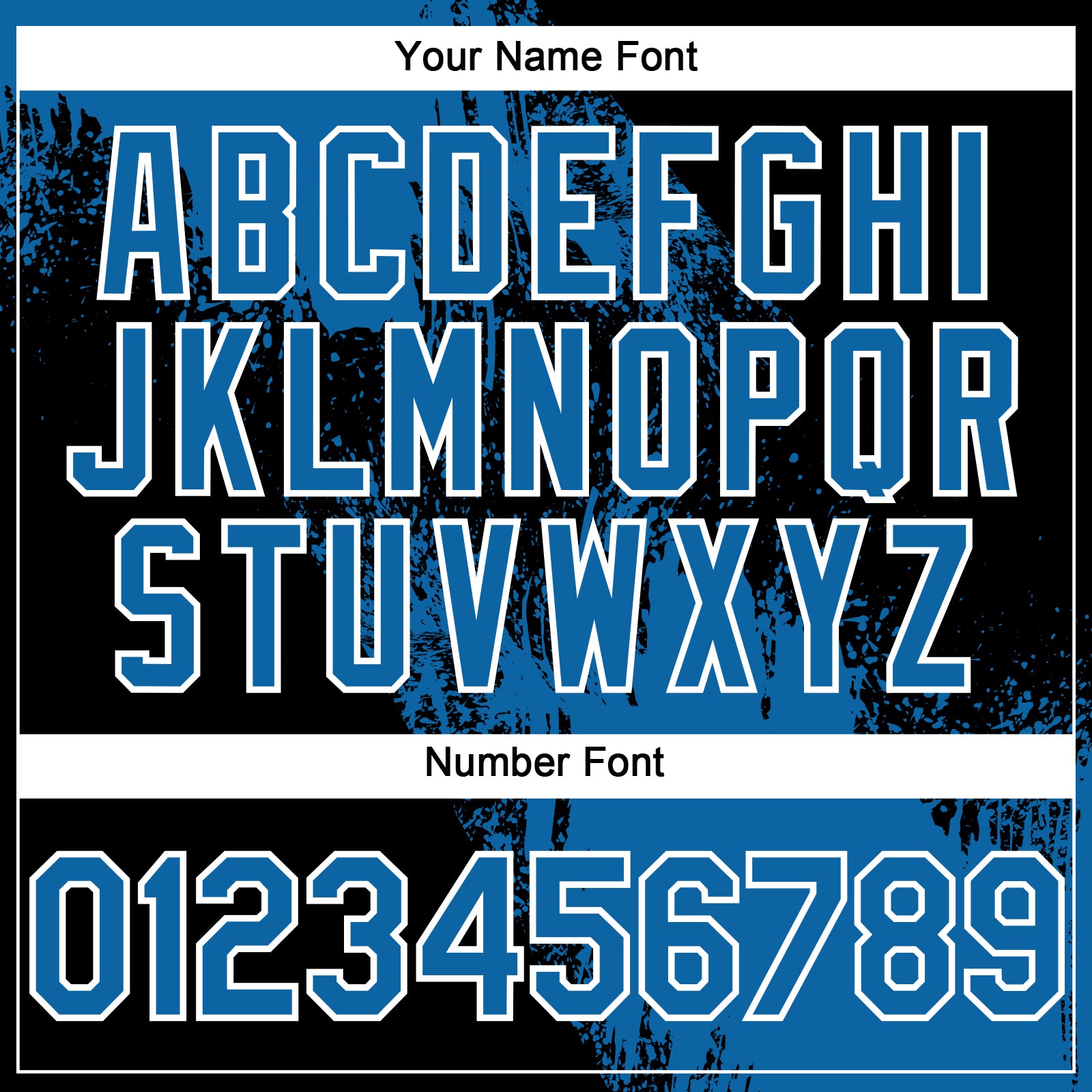 Custom Blue Black-White 3D Pattern Design Abstract Brush Stroke Authentic Baseball Jersey