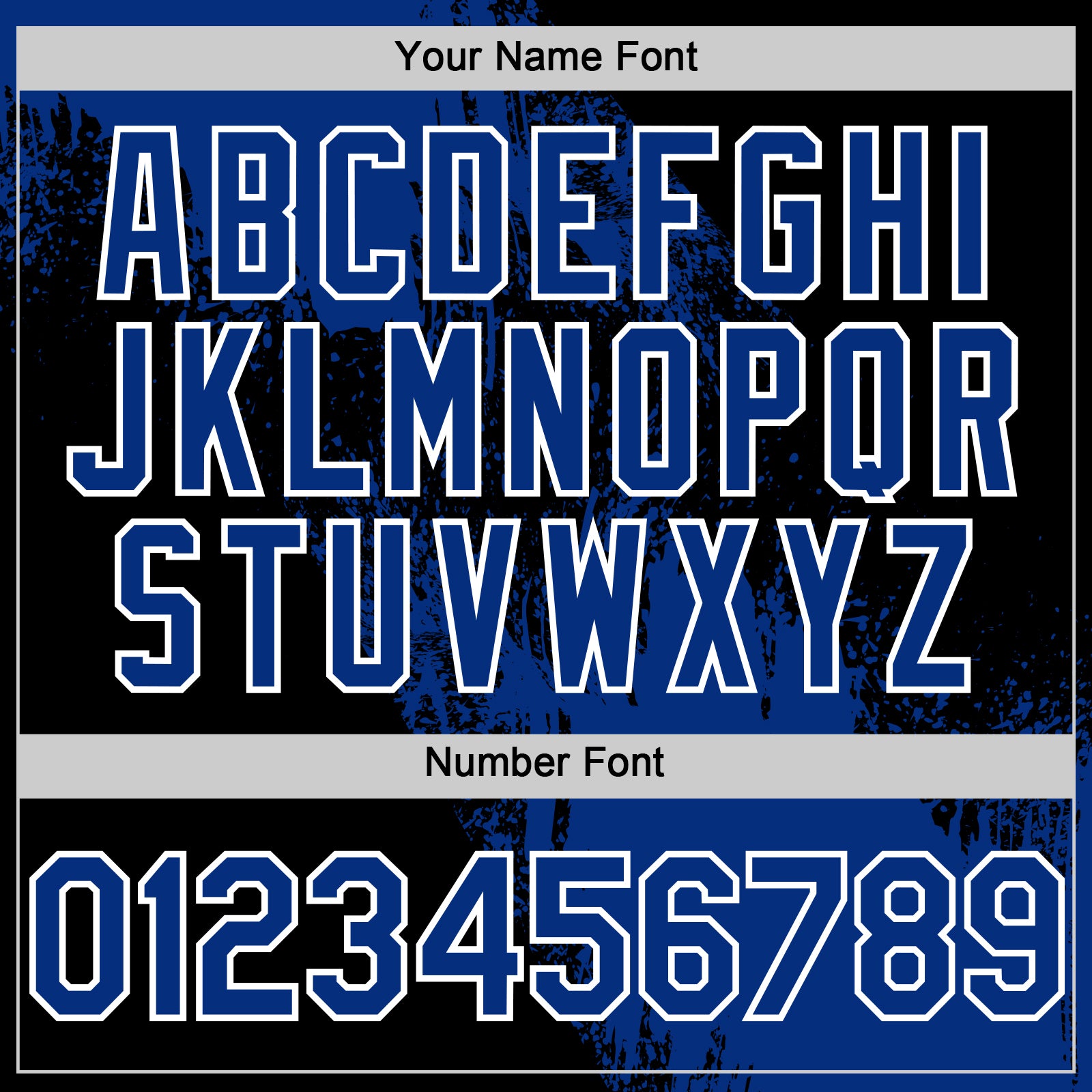 Custom Royal Black-White 3D Pattern Design Abstract Brush Stroke Authentic Baseball Jersey