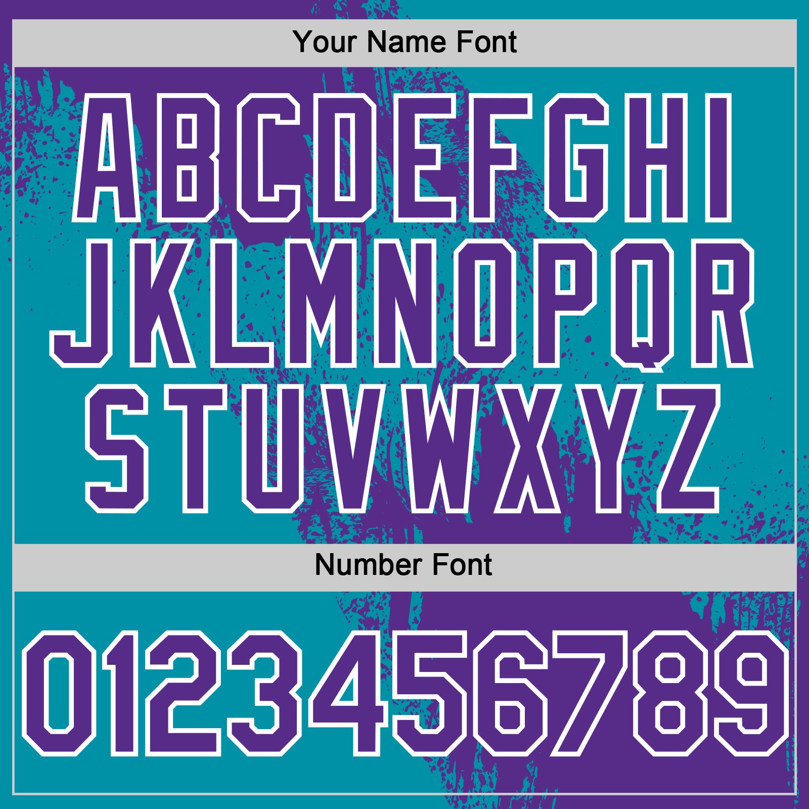 Custom Purple Teal-White 3D Pattern Design Abstract Brush Stroke Authentic Baseball Jersey