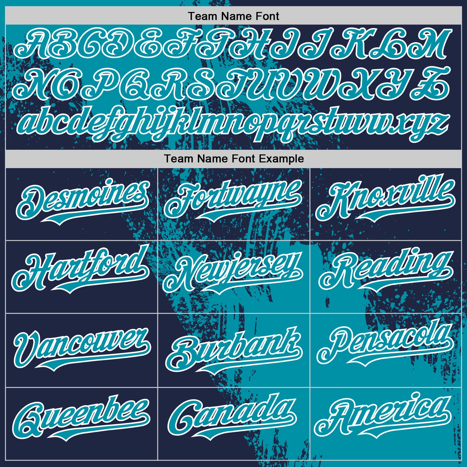 Custom Teal Navy-White 3D Pattern Design Abstract Brush Stroke Authentic Baseball Jersey