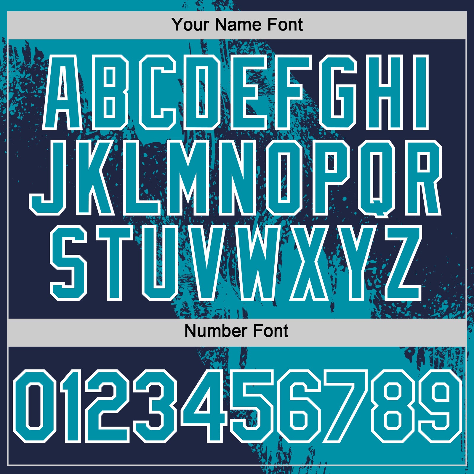 Custom Teal Navy-White 3D Pattern Design Abstract Brush Stroke Authentic Baseball Jersey