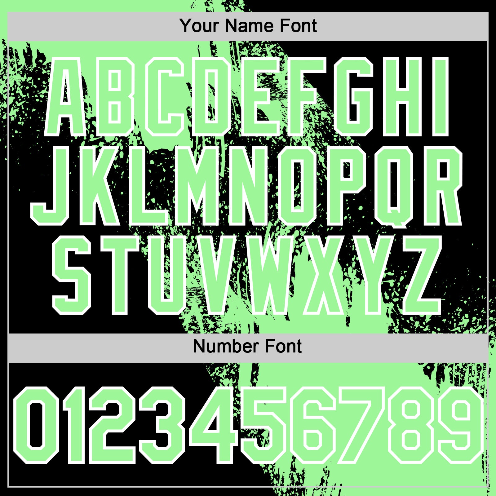 Custom Pea Green Black-White 3D Pattern Design Abstract Brush Stroke Authentic Baseball Jersey