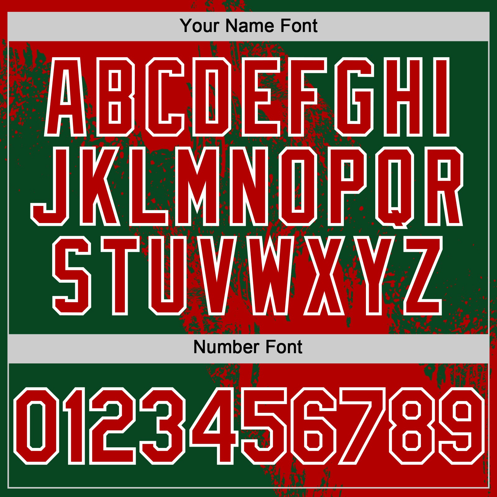 Custom Red Green-White 3D Pattern Design Abstract Brush Stroke Authentic Baseball Jersey