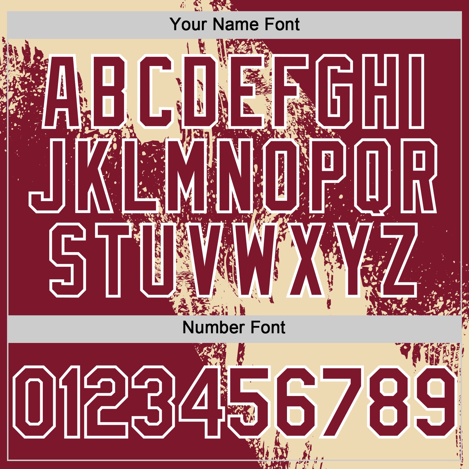 Custom Cream Crimson-White 3D Pattern Design Abstract Brush Stroke Authentic Baseball Jersey