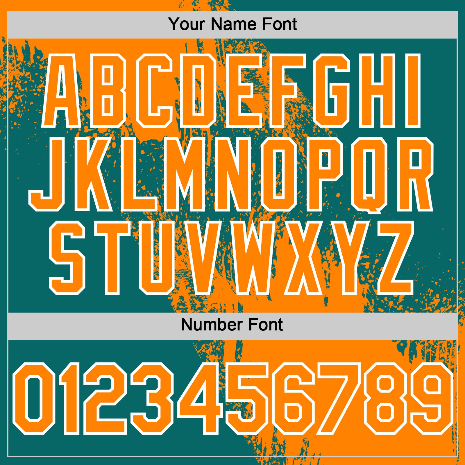 Custom Bay Orange Teal-White 3D Pattern Design Abstract Brush Stroke Authentic Baseball Jersey