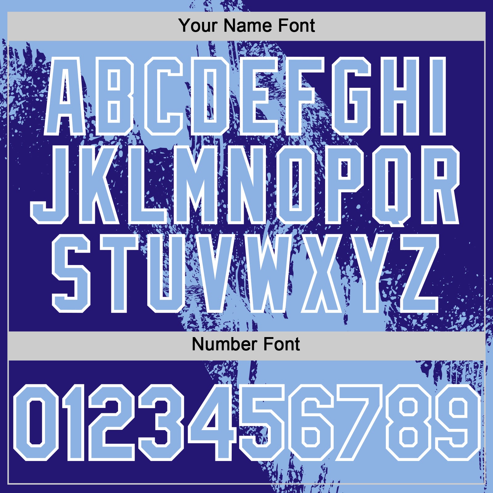 Custom Light Blue Dark Purple-White 3D Pattern Design Abstract Brush Stroke Authentic Baseball Jersey