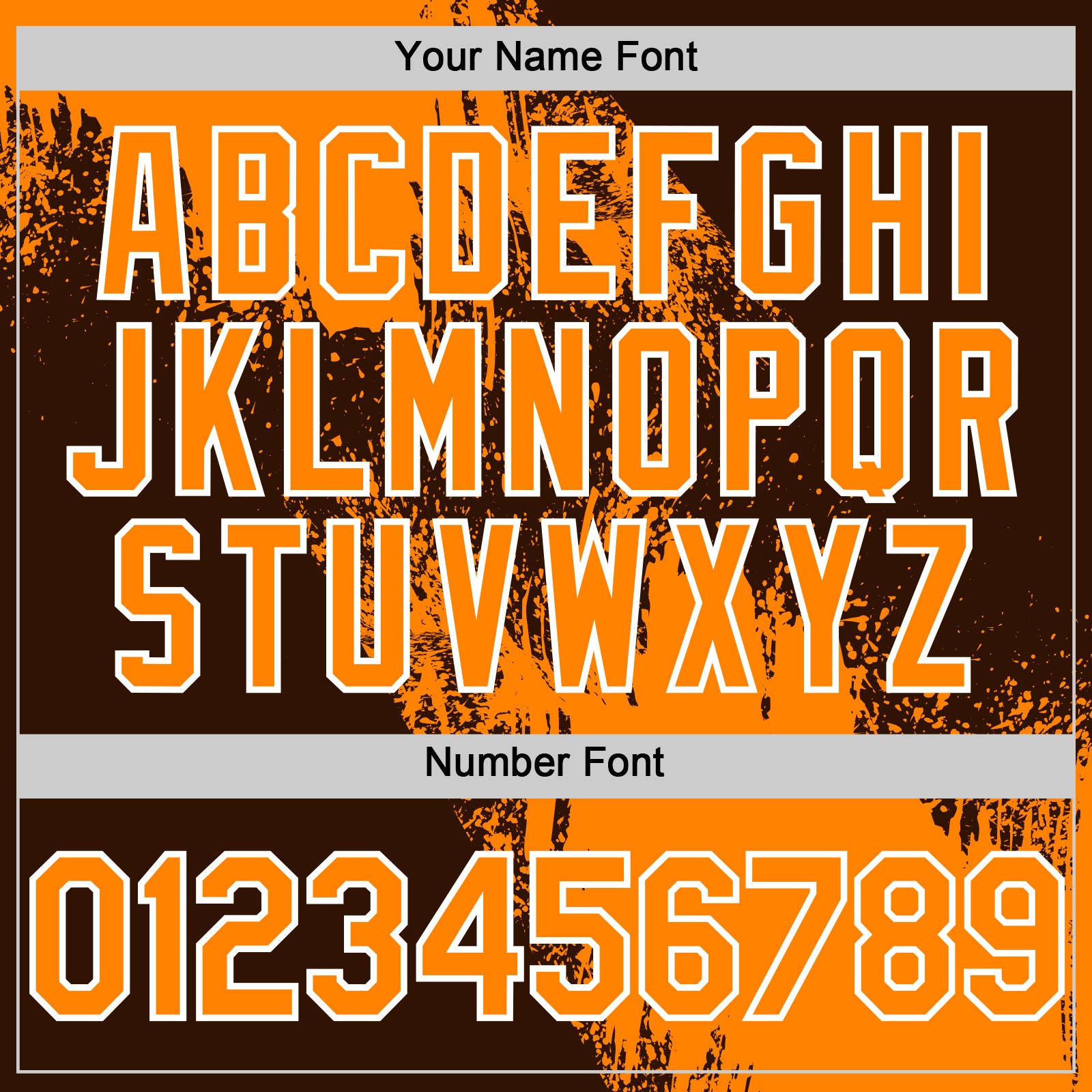 Custom Bay Orange Brown-White 3D Pattern Design Abstract Brush Stroke Authentic Baseball Jersey