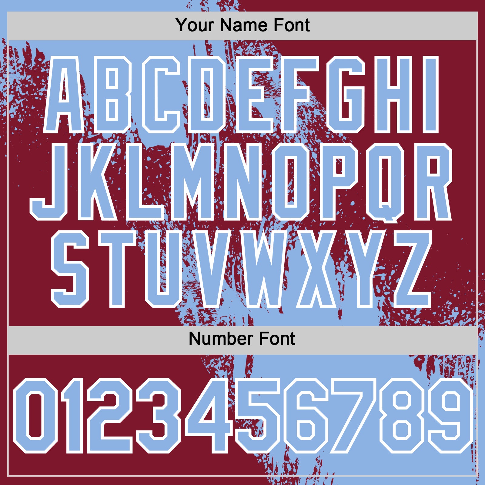 Custom Light Blue Crimson-White 3D Pattern Design Abstract Brush Stroke Authentic Baseball Jersey