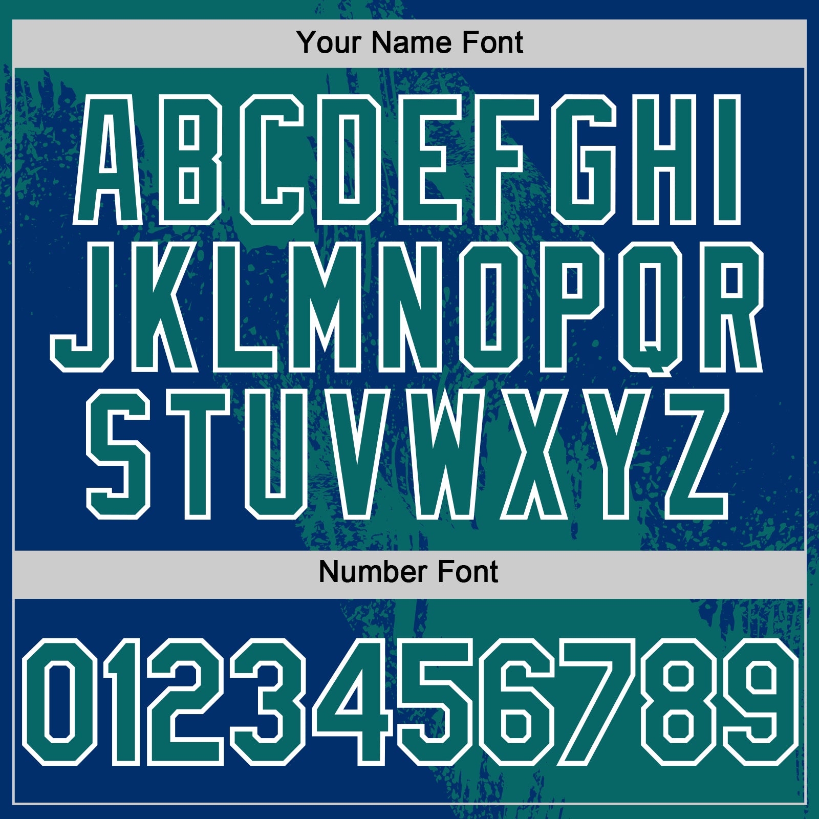 Custom Teal US Navy Blue-White 3D Pattern Design Abstract Brush Stroke Authentic Baseball Jersey