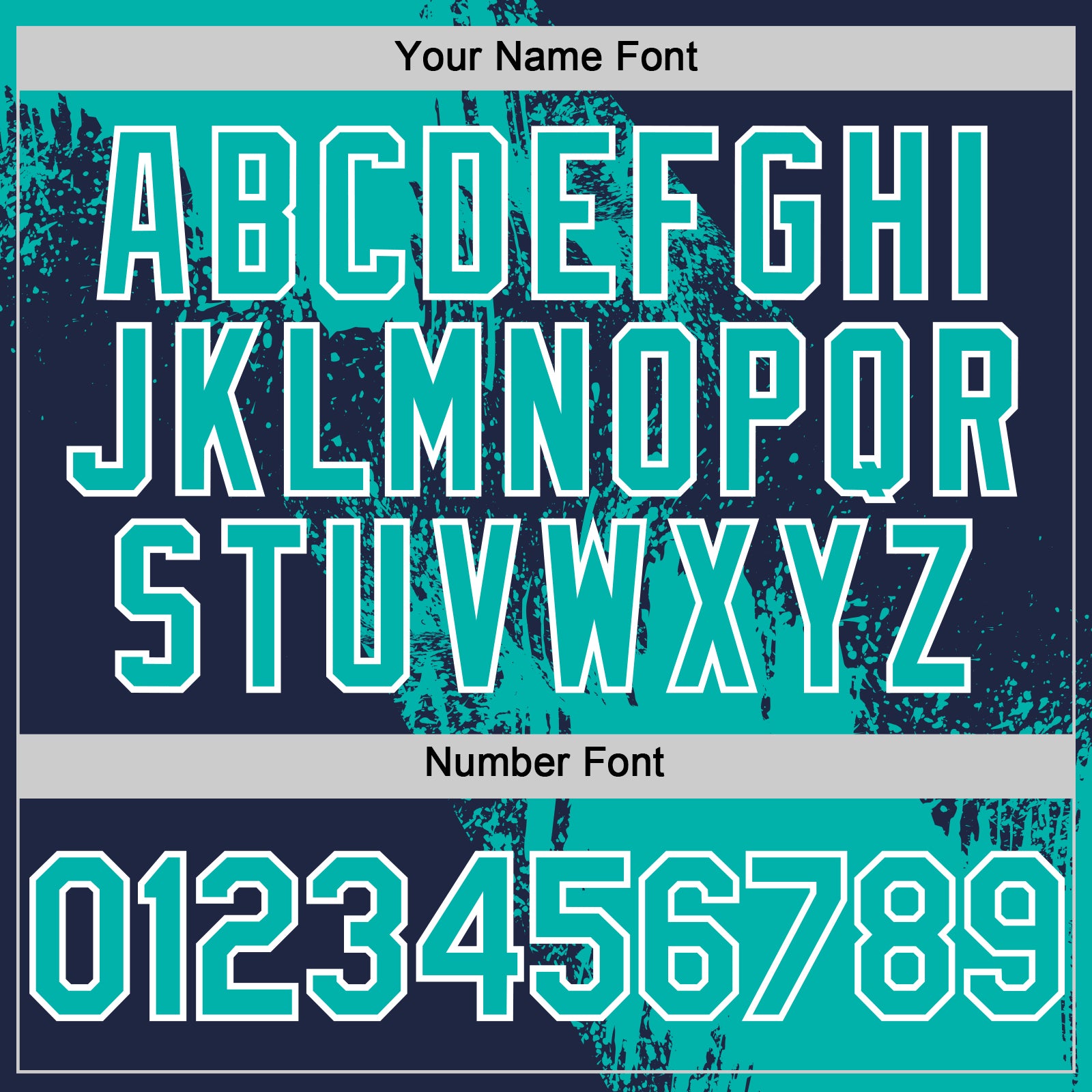 Custom Aqua Navy-White 3D Pattern Design Abstract Brush Stroke Authentic Baseball Jersey