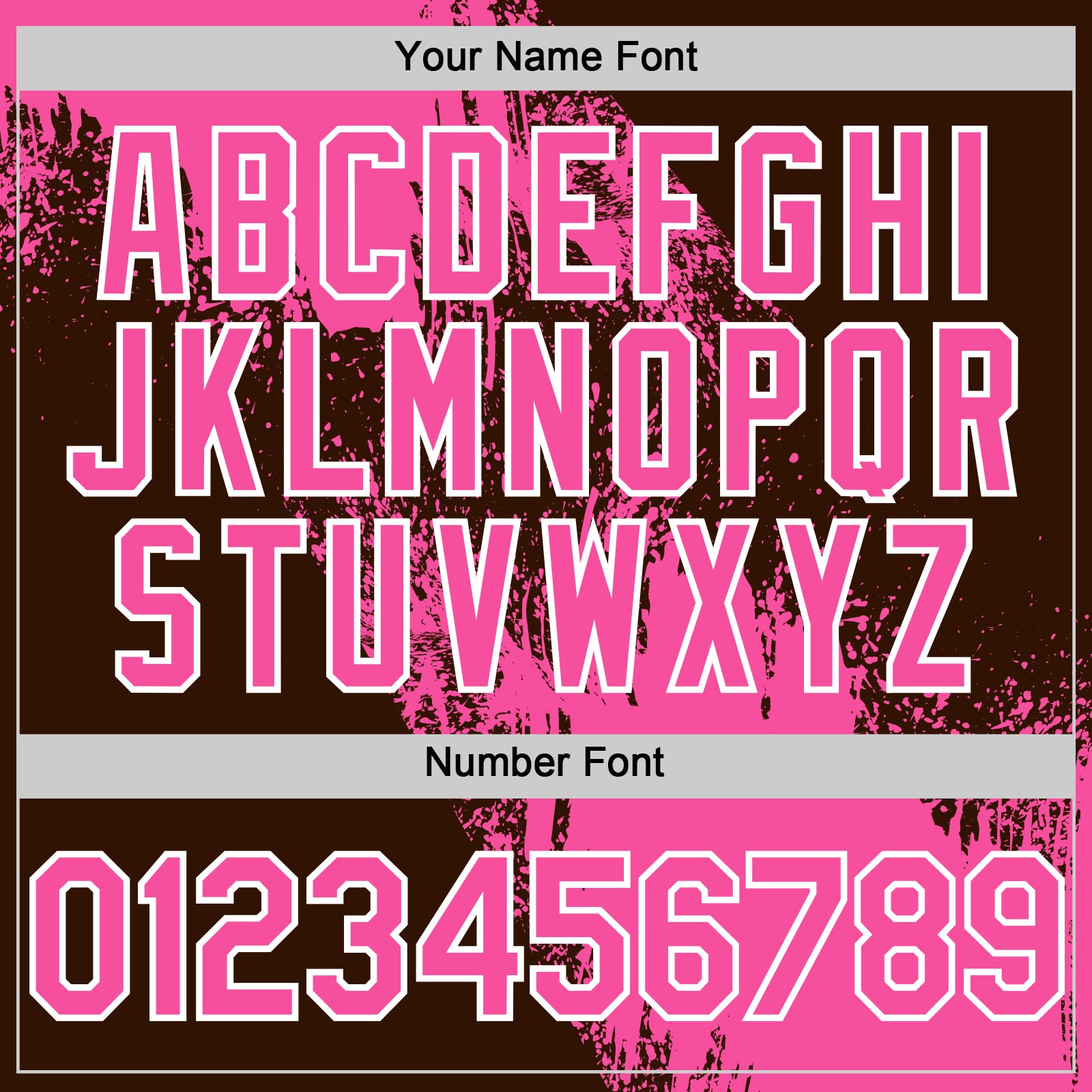 Custom Pink Brown-White 3D Pattern Design Abstract Brush Stroke Authentic Baseball Jersey