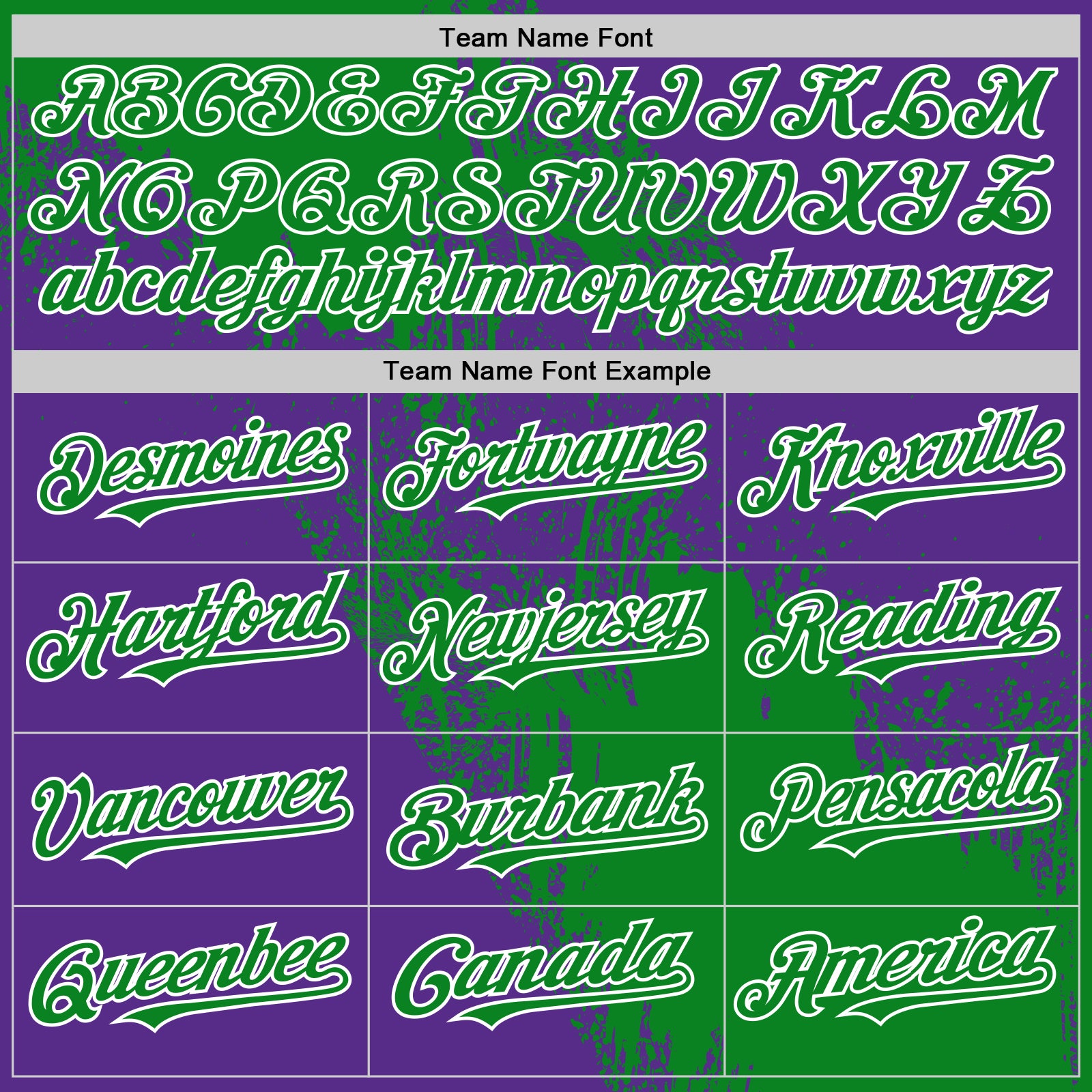 Custom Grass Green Purple-White 3D Pattern Design Abstract Brush Stroke Authentic Baseball Jersey