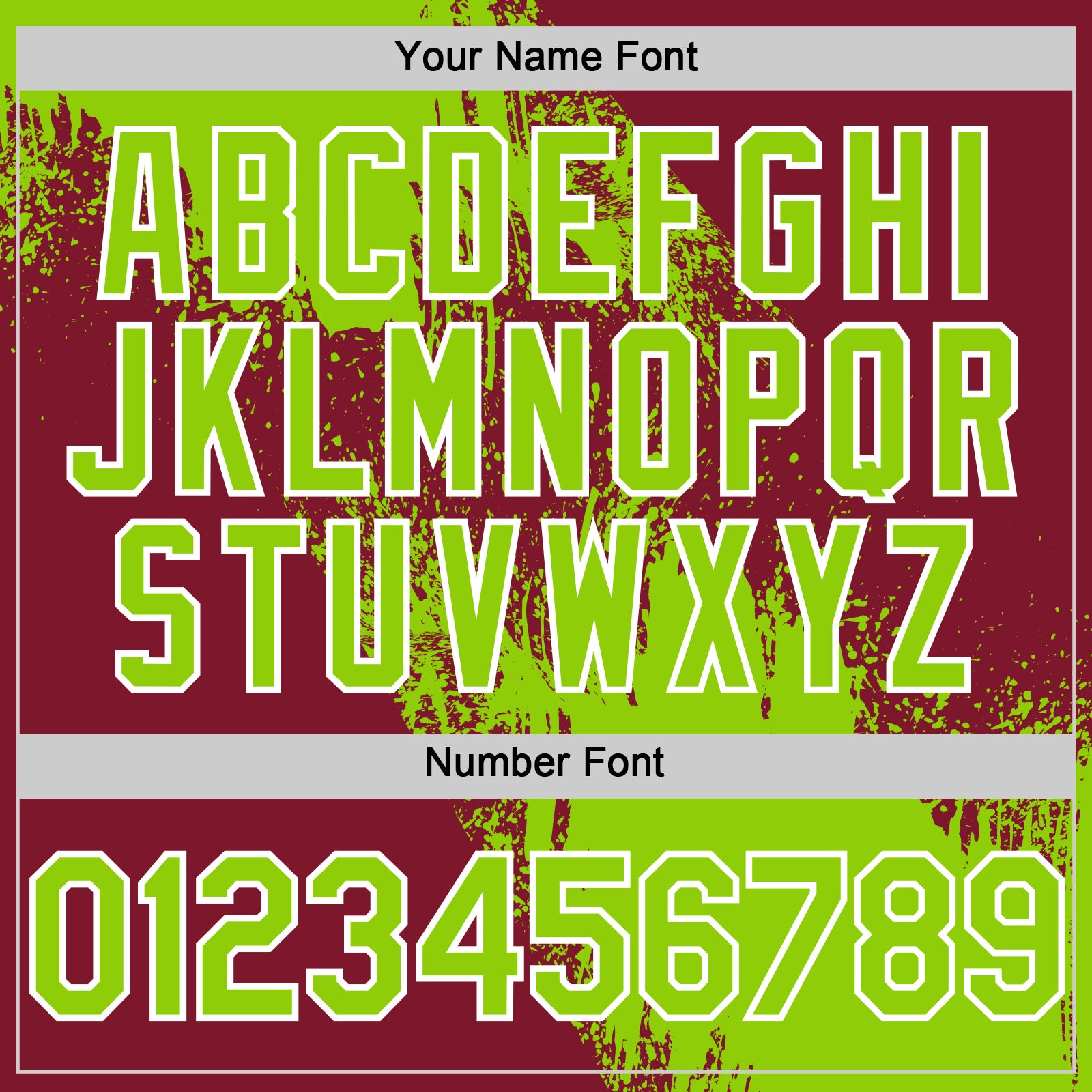 Custom Neon Green Crimson-White 3D Pattern Design Abstract Brush Stroke Authentic Baseball Jersey