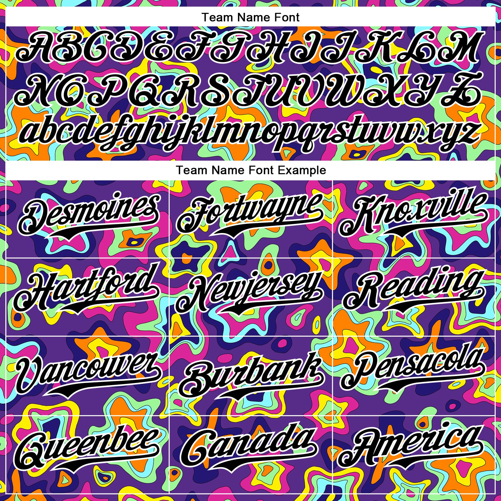 Custom Purple Black-White 3D Pattern Design Rave Psychedelic Fluid Art Authentic Baseball Jersey