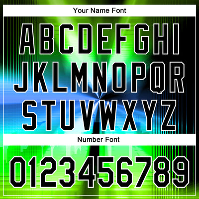 Custom Black White 3D Pattern Design Rave Psychedelic Aurora Authentic Baseball Jersey