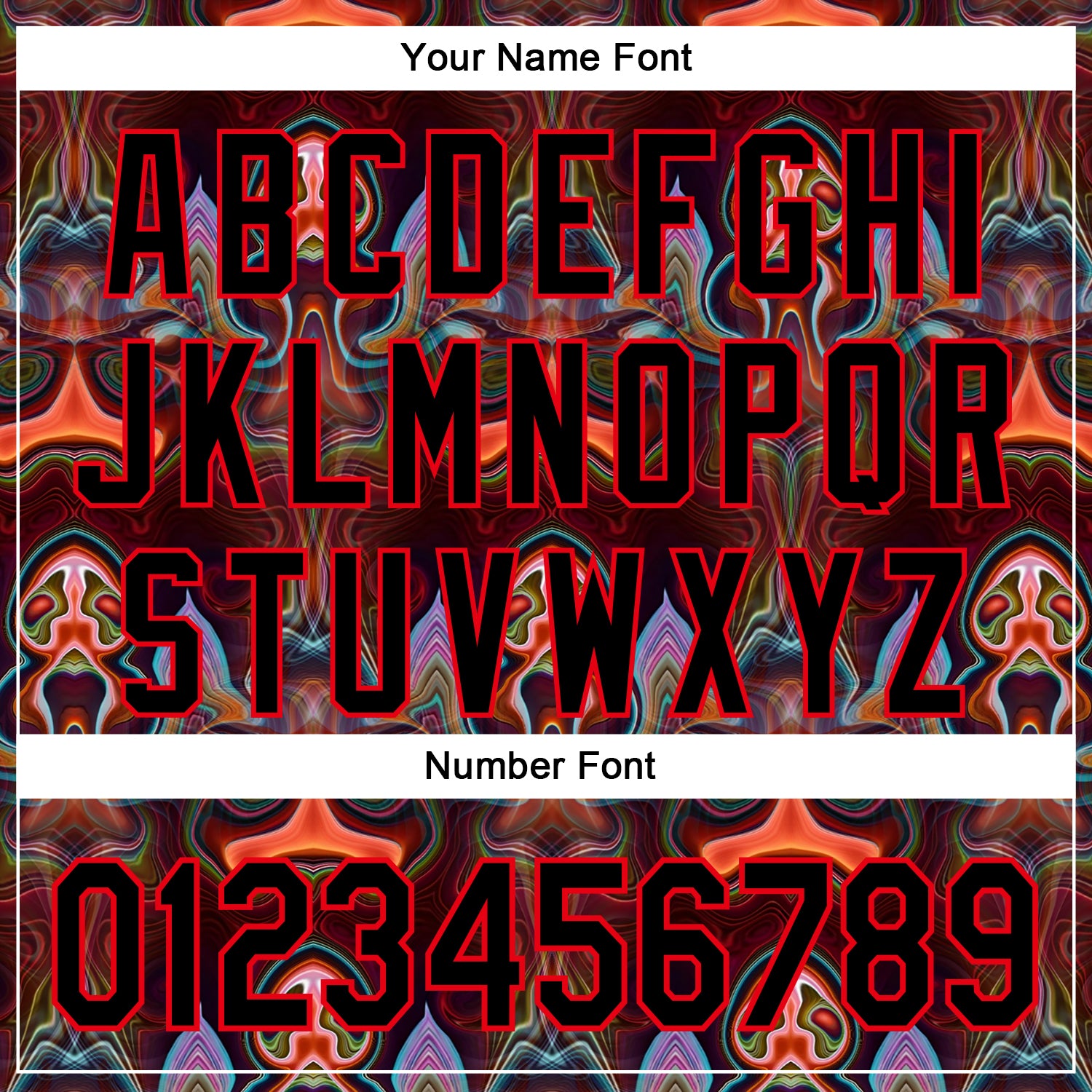 Custom Brown Black-Fire Red 3D Pattern Design Rave Psychedelic Fluid Art Authentic Baseball Jersey