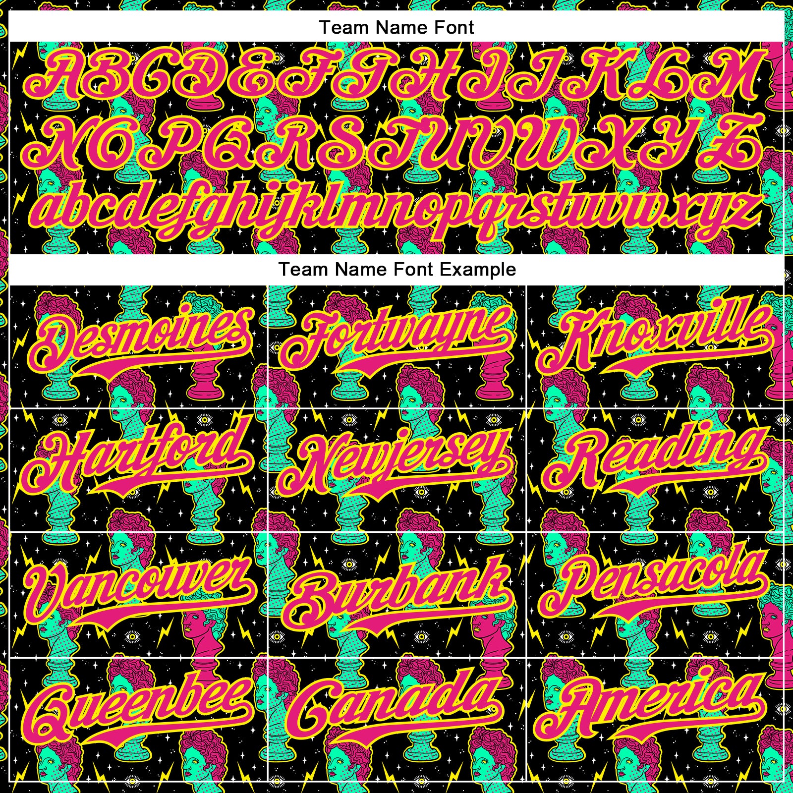 Custom Black Hot Pink-Light Yellow 3D Pattern Design Rave Psychedelic Sculpture Authentic Baseball Jersey