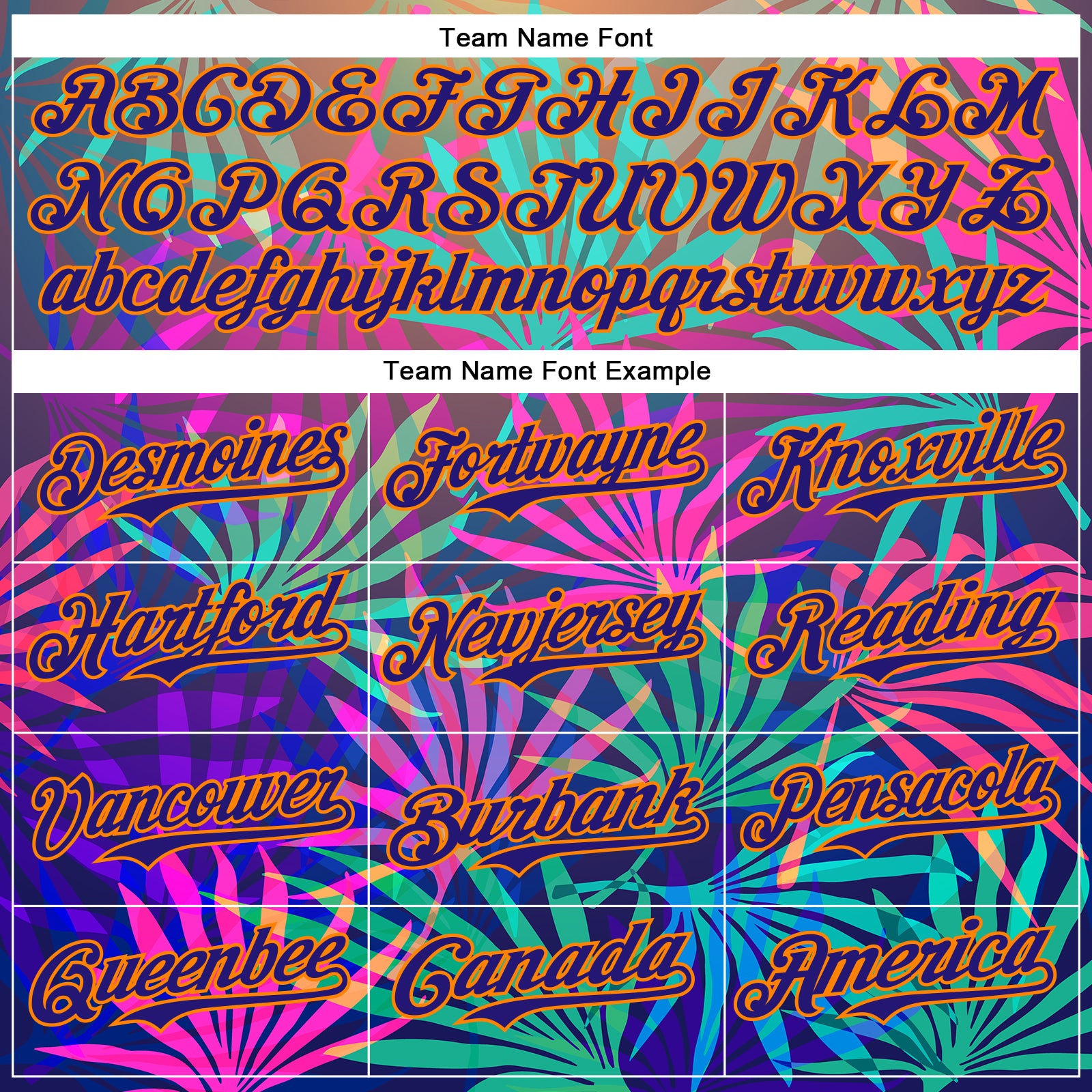 Custom Pink Dark Purple-Bay Orange 3D Pattern Design Rave Psychedelic Tropical Palm Leaves Authentic Baseball Jersey