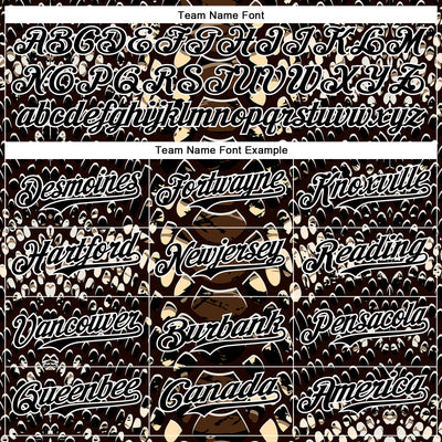 Custom Black White 3D Pattern Design Rave Psychedelic Snakeskin Authentic Baseball Jersey