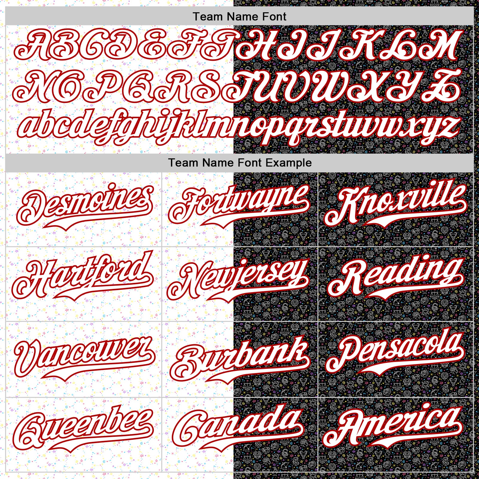 Custom Black White-Red 3D Pattern Design Constellation Space Galaxy Star Authentic Baseball Jersey