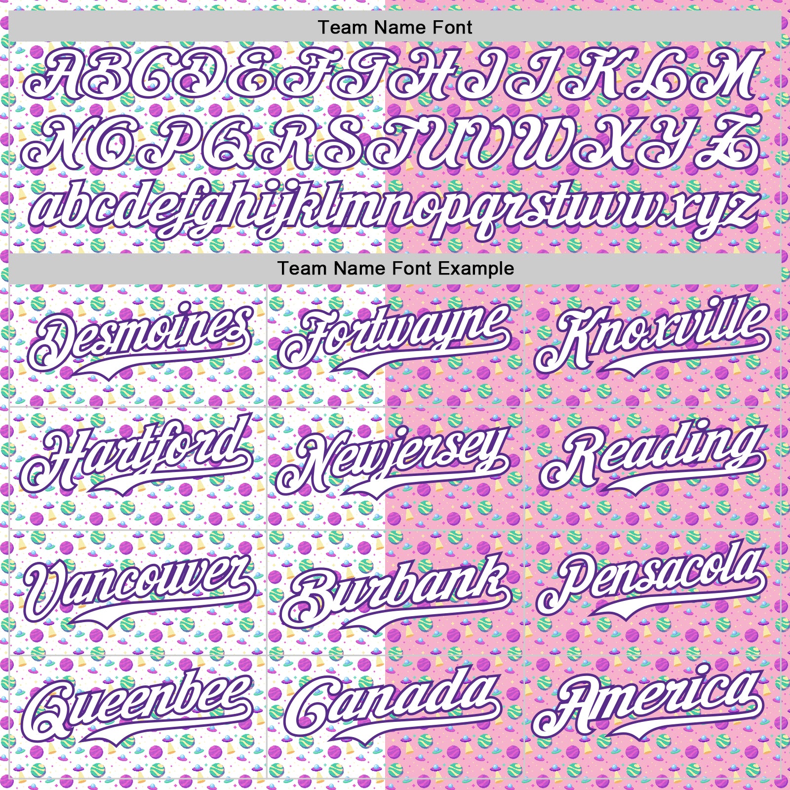 Custom Light Pink White-Purple 3D Pattern Design Pixel Universe Authentic Baseball Jersey