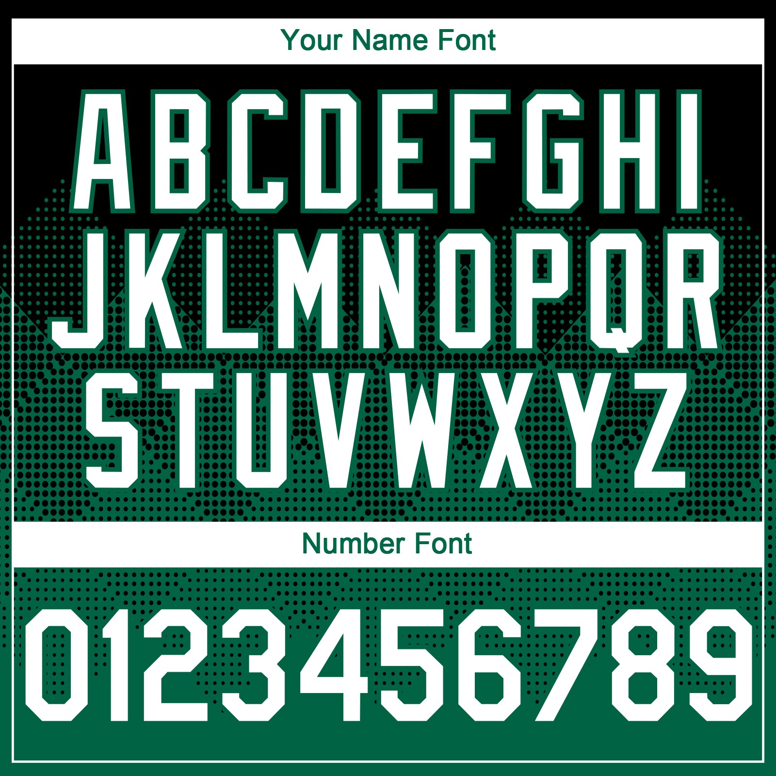 Custom Black White-Kelly Green 3D Gradient Square Shape Authentic Baseball Jersey