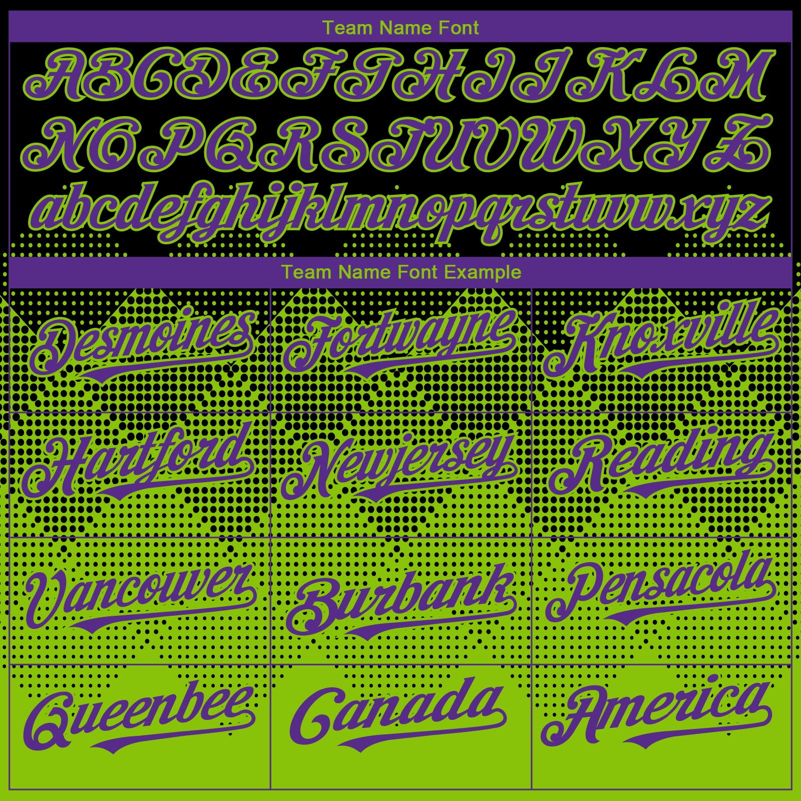 Custom Black Purple-Neon Green 3D Gradient Square Shape Authentic Baseball Jersey