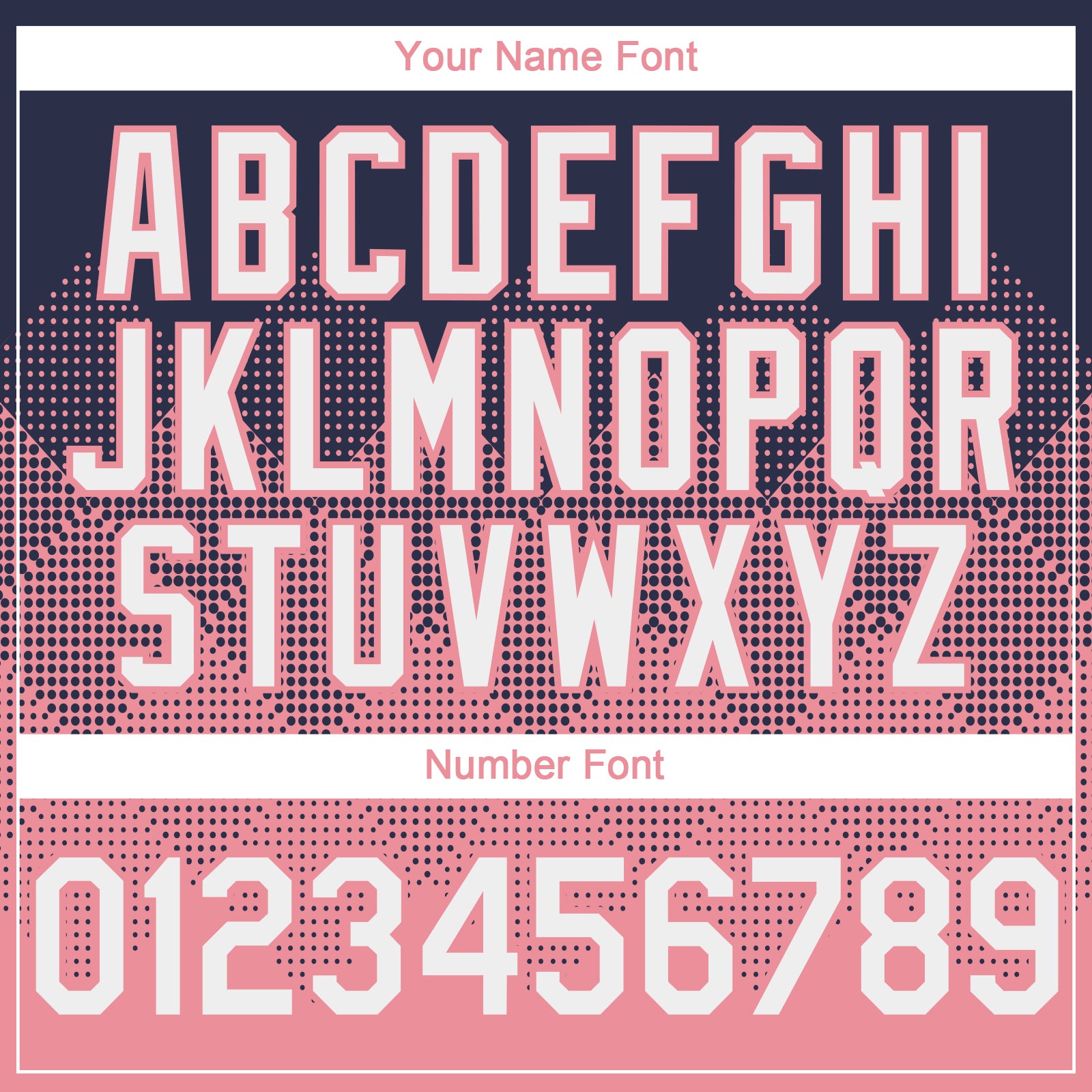 Custom Navy Medium Pink 3D Gradient Square Shape Authentic Baseball Jersey