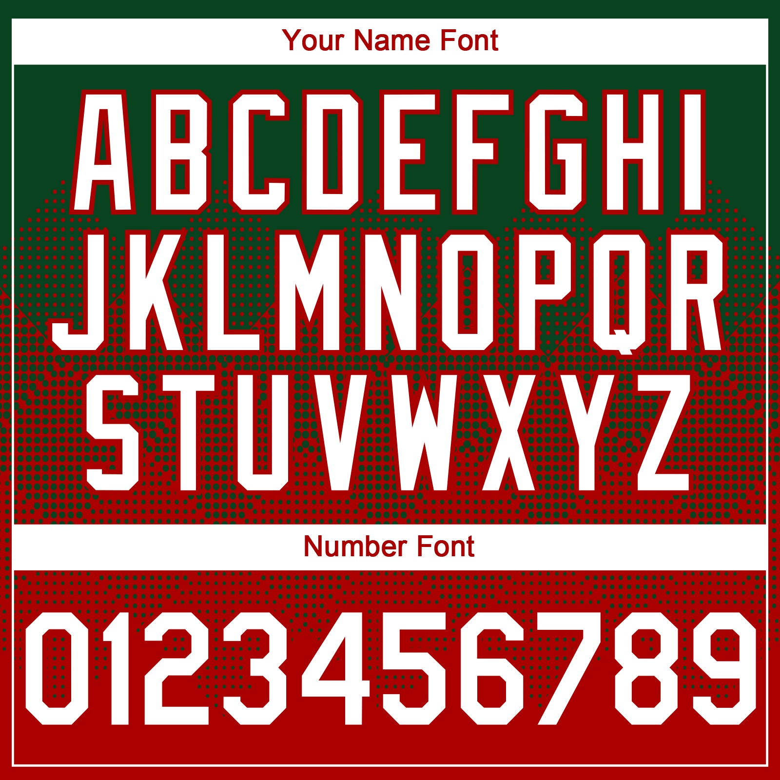 Custom Green White-Red 3D Gradient Square Shape Authentic Baseball Jersey