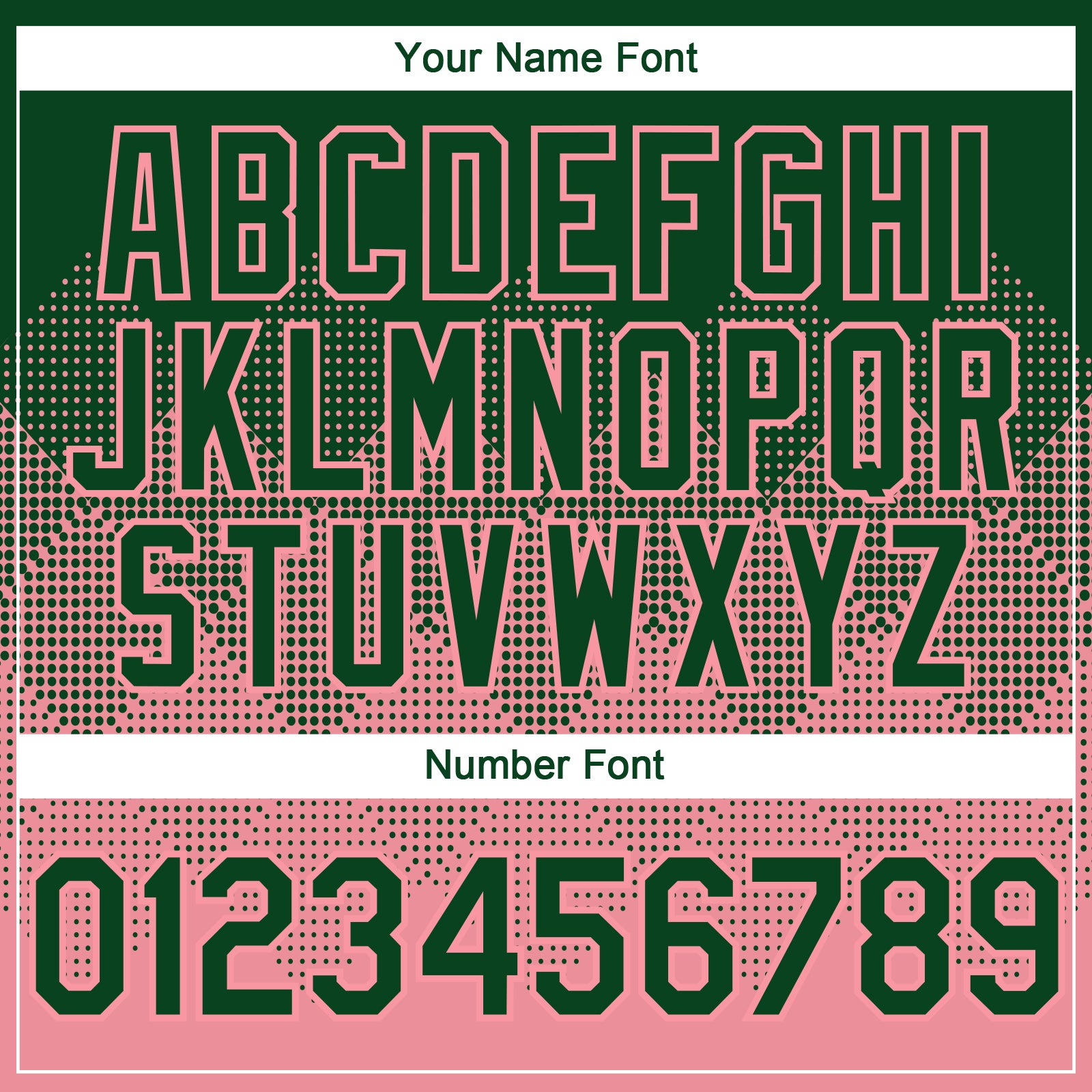 Custom Green Medium Pink 3D Gradient Square Shape Authentic Baseball Jersey