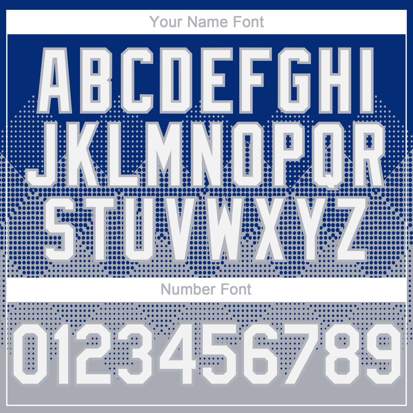 Custom Royal White-Gray 3D Gradient Square Shape Authentic Baseball Jersey