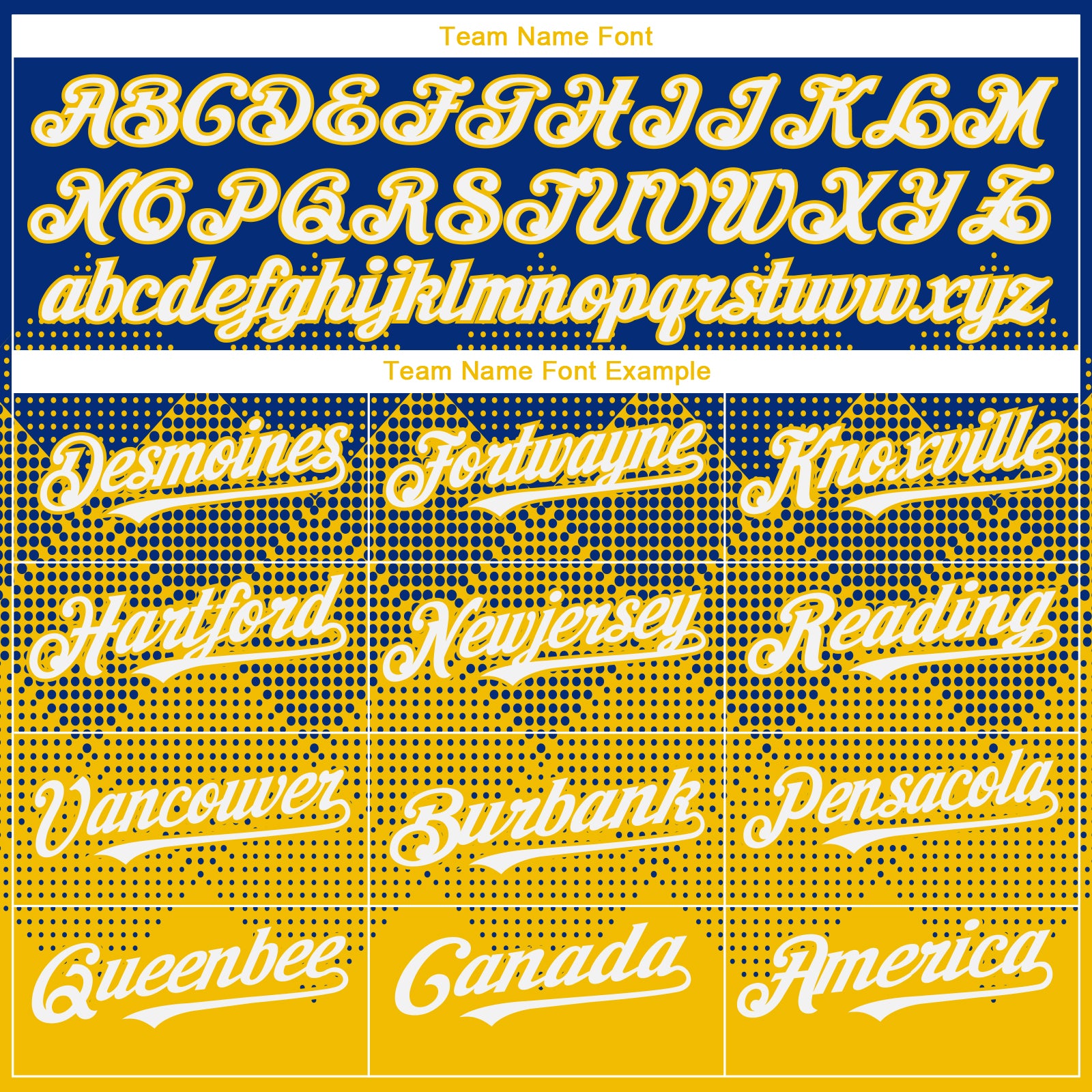 Custom Royal White-Yellow 3D Gradient Square Shape Authentic Baseball Jersey