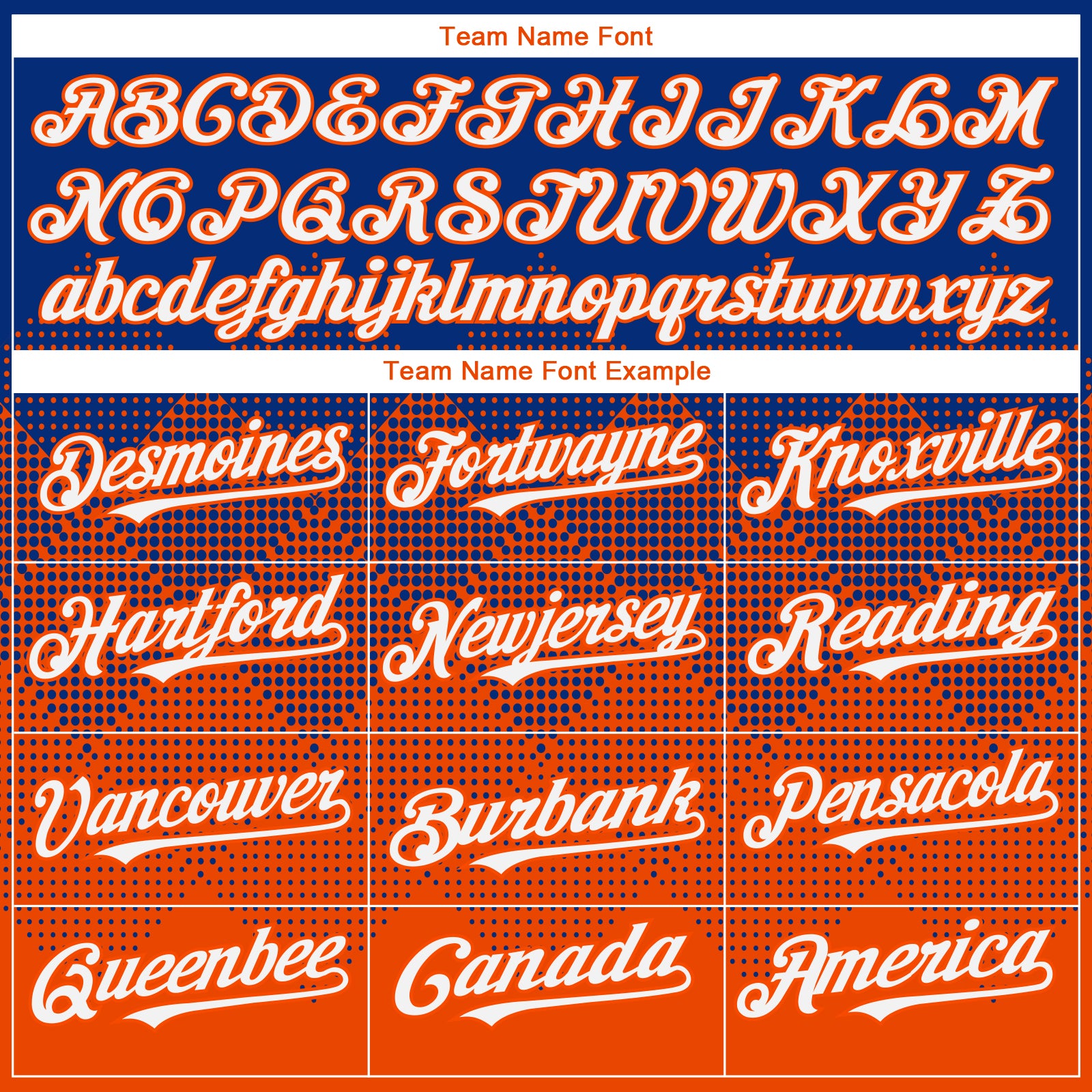 Custom Royal White-Orange 3D Gradient Square Shape Authentic Baseball Jersey