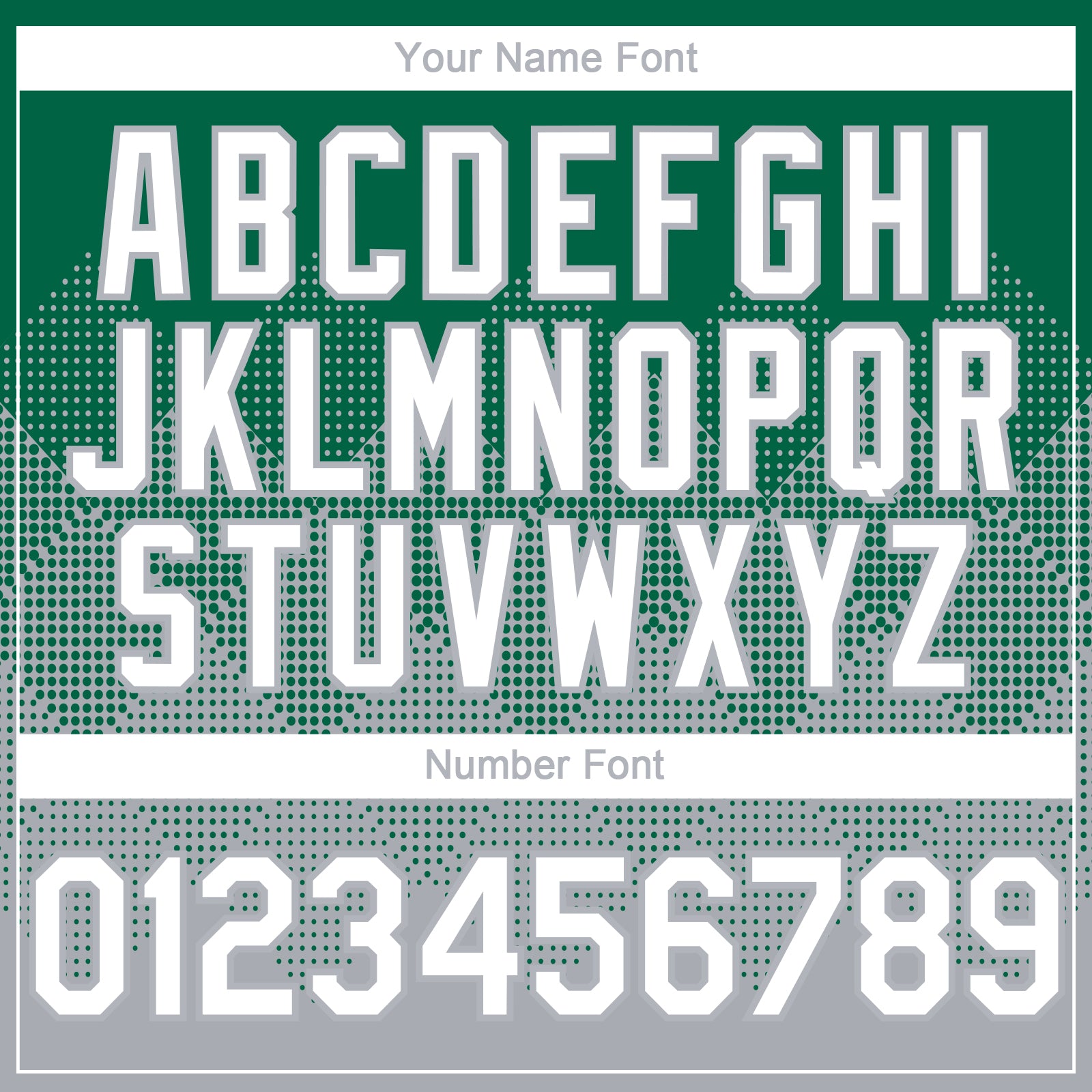 Custom Kelly Green White-Gray 3D Gradient Square Shape Authentic Baseball Jersey