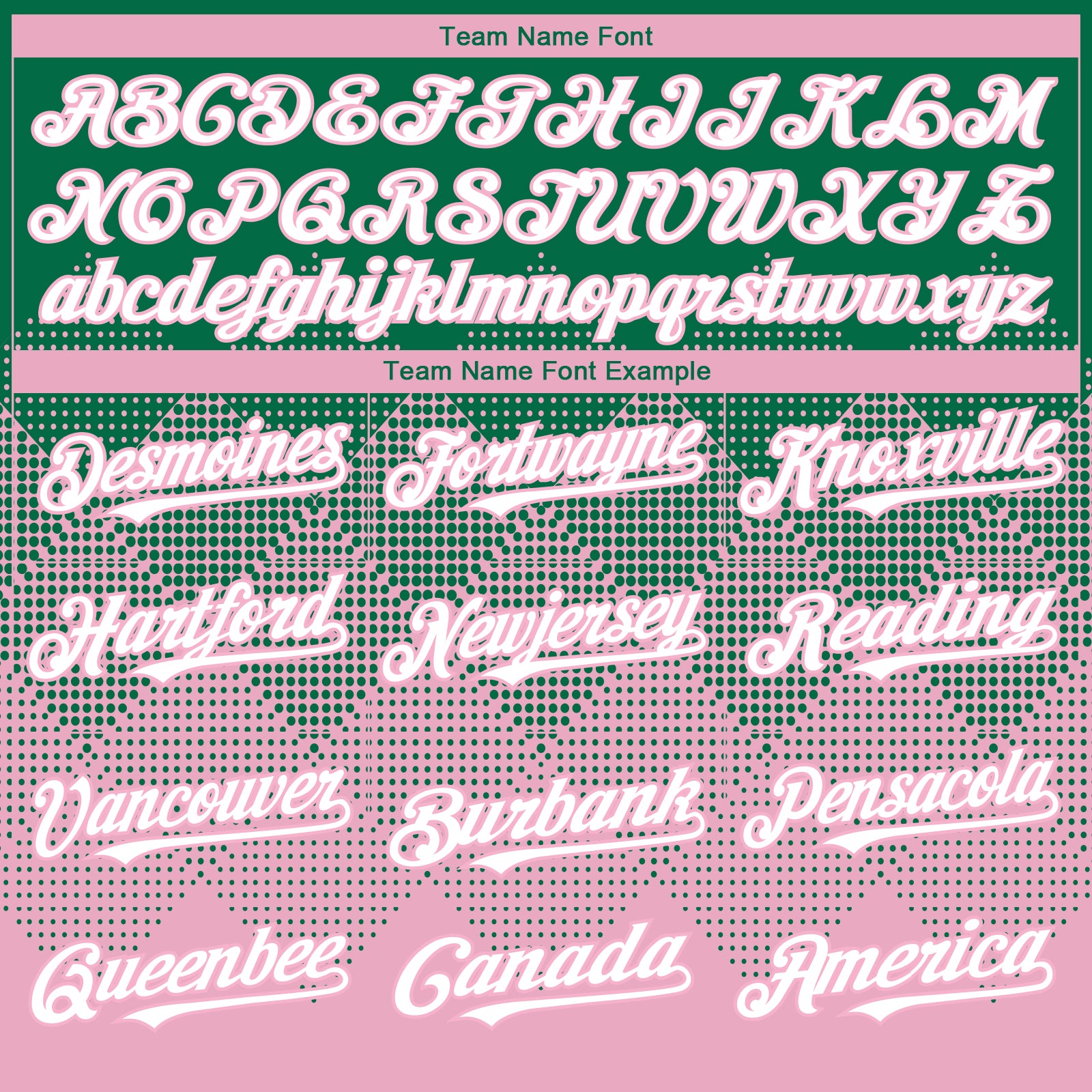 Custom Kelly Green White-Light Pink 3D Gradient Square Shape Authentic Baseball Jersey