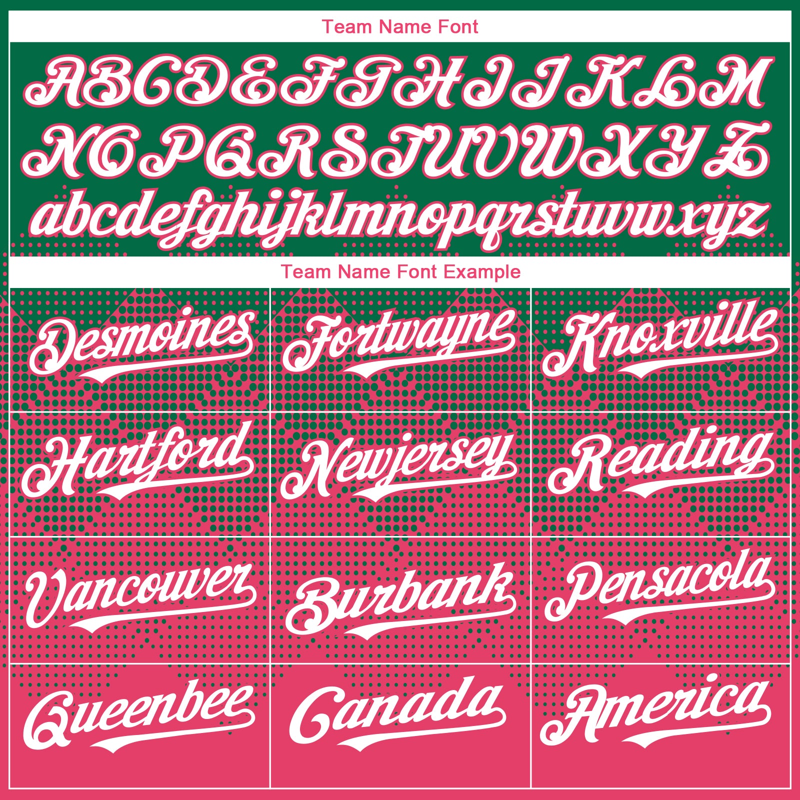 Custom Kelly Green White-Neon Pink 3D Gradient Square Shape Authentic Baseball Jersey