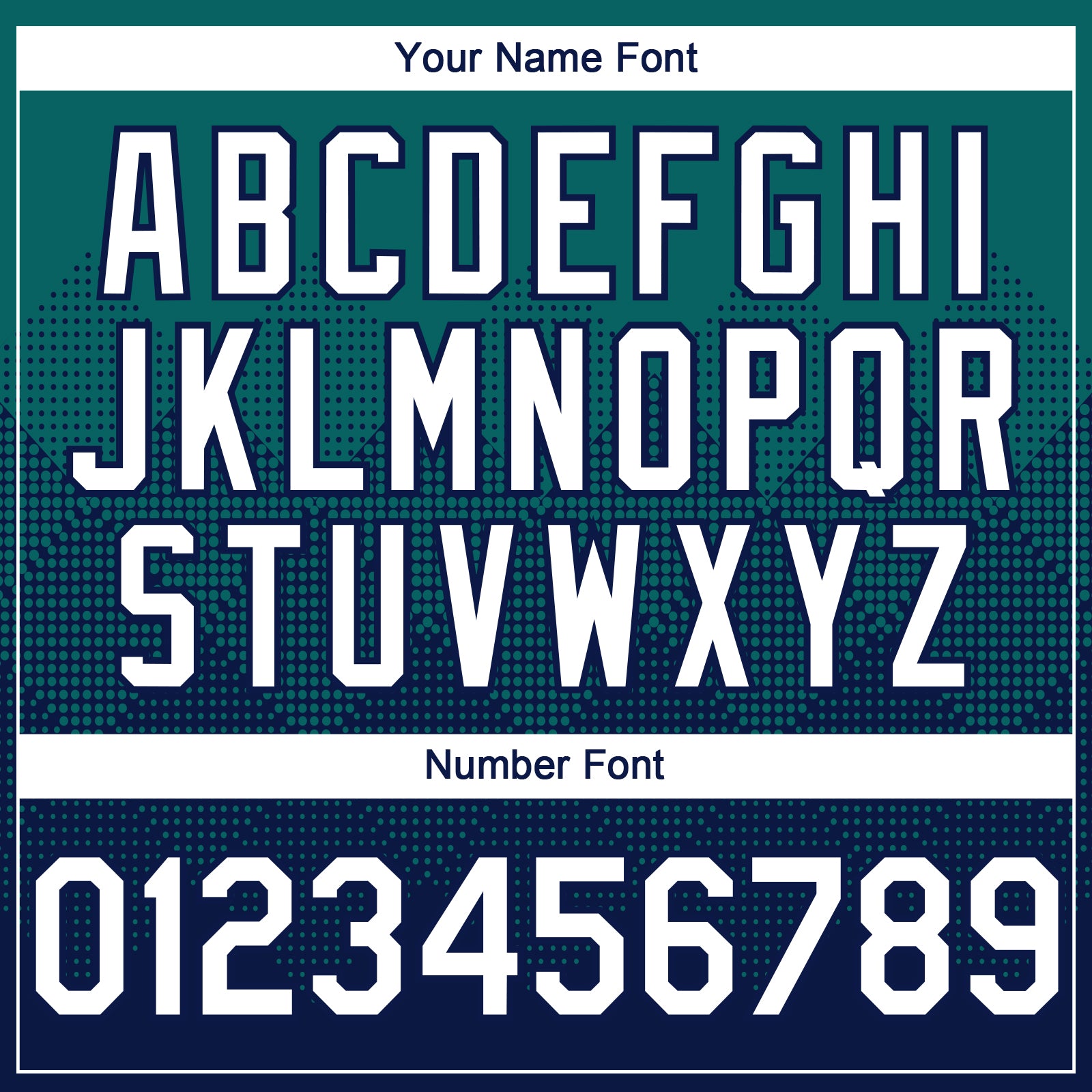 Custom Teal White-Navy 3D Gradient Square Shape Authentic Baseball Jersey