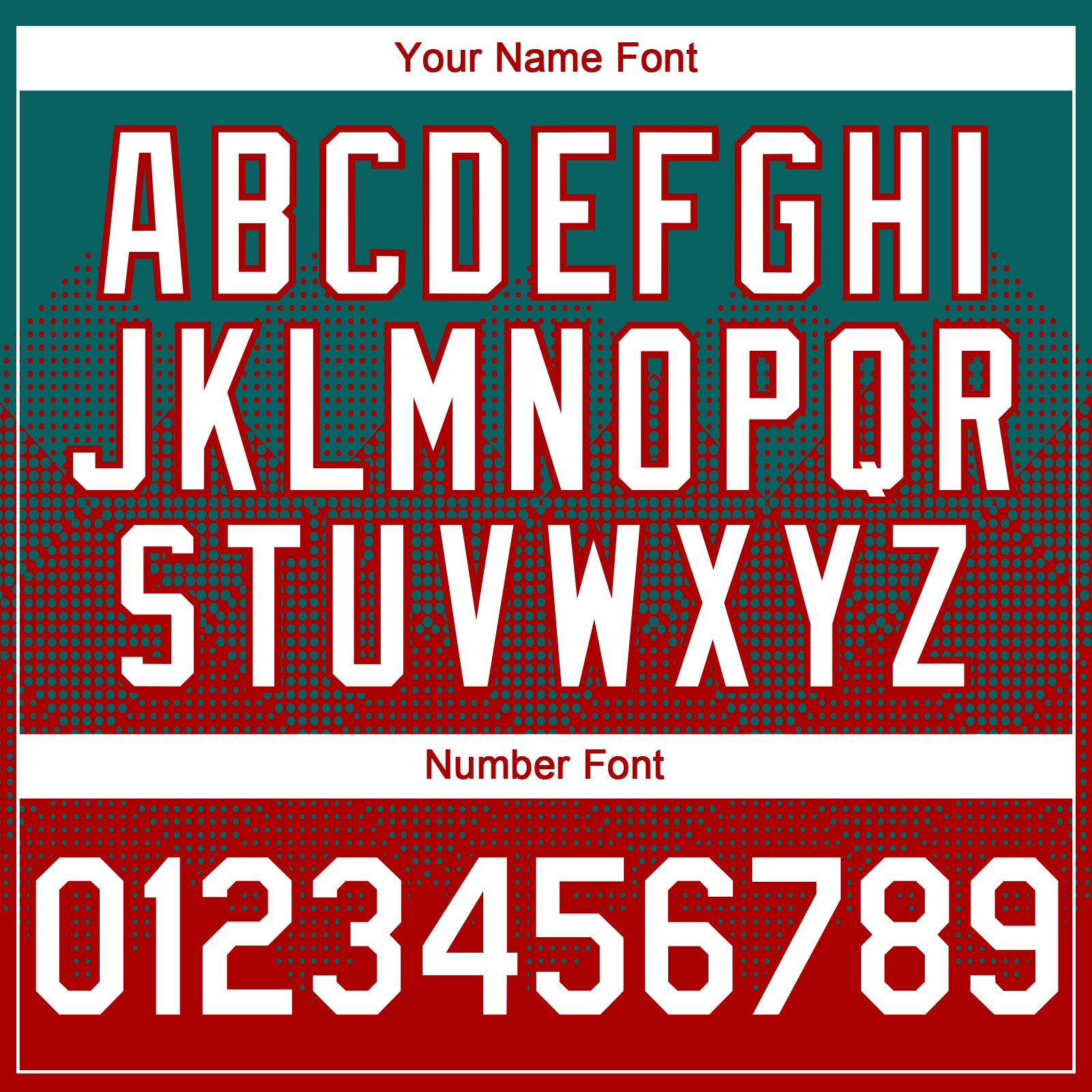 Custom Teal White-Red 3D Gradient Square Shape Authentic Baseball Jersey