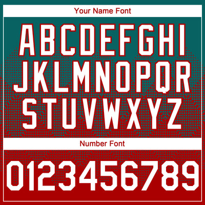 Custom Teal White-Red 3D Gradient Square Shape Authentic Baseball Jersey