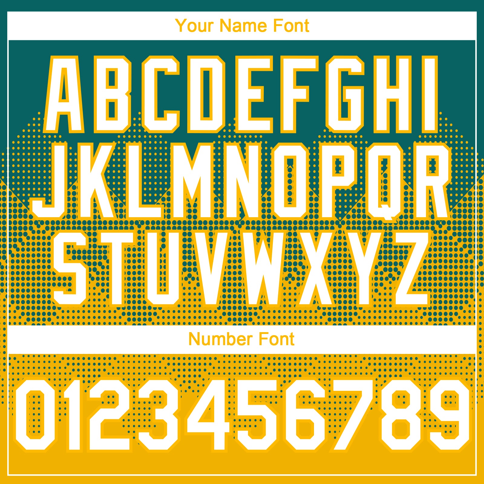 Custom Teal White-Gold 3D Gradient Square Shape Authentic Baseball Jersey