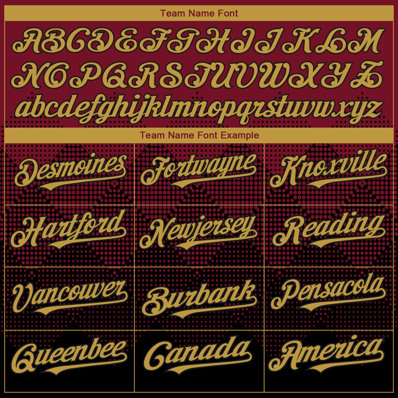 Custom Crimson Old Gold-Black 3D Gradient Square Shape Authentic Baseball Jersey