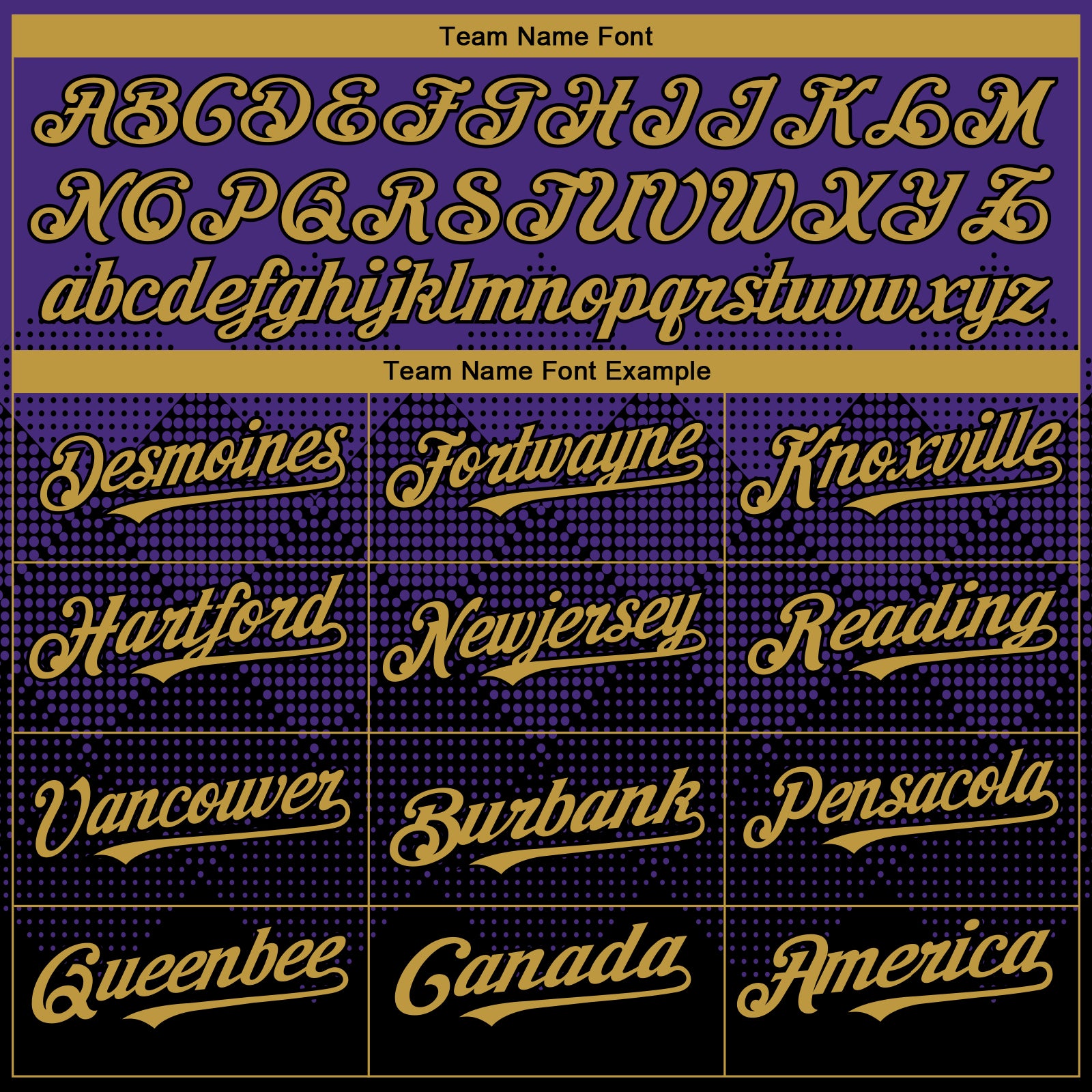 Custom Purple Old Gold-Black 3D Gradient Square Shape Authentic Baseball Jersey