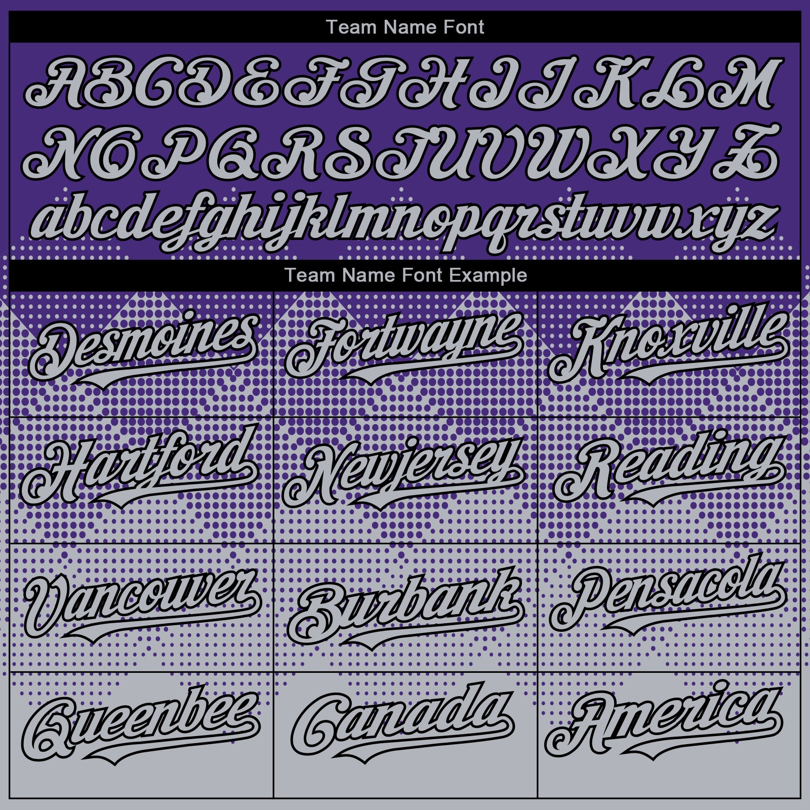 Custom Purple Gray-Black 3D Gradient Square Shape Authentic Baseball Jersey