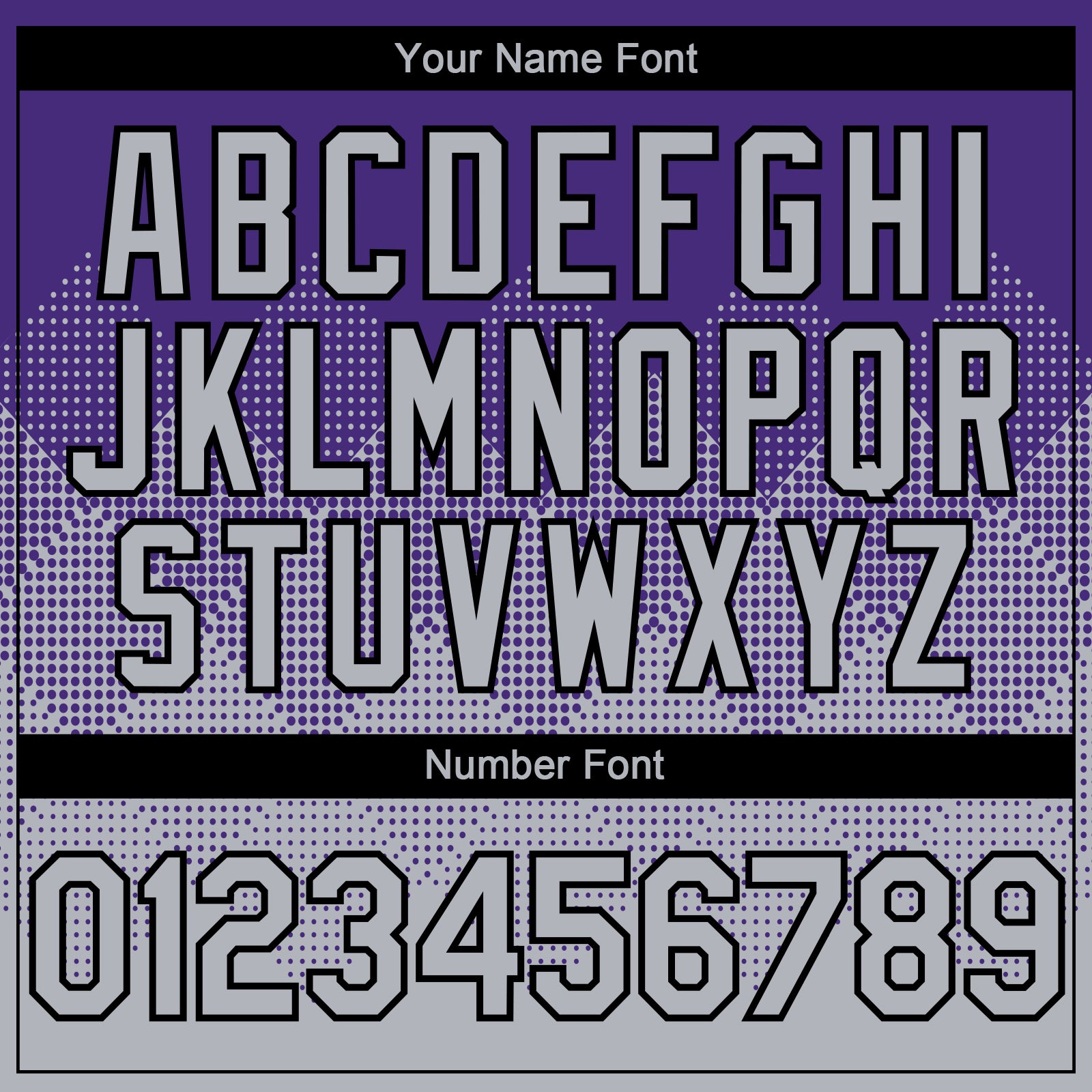 Custom Purple Gray-Black 3D Gradient Square Shape Authentic Baseball Jersey