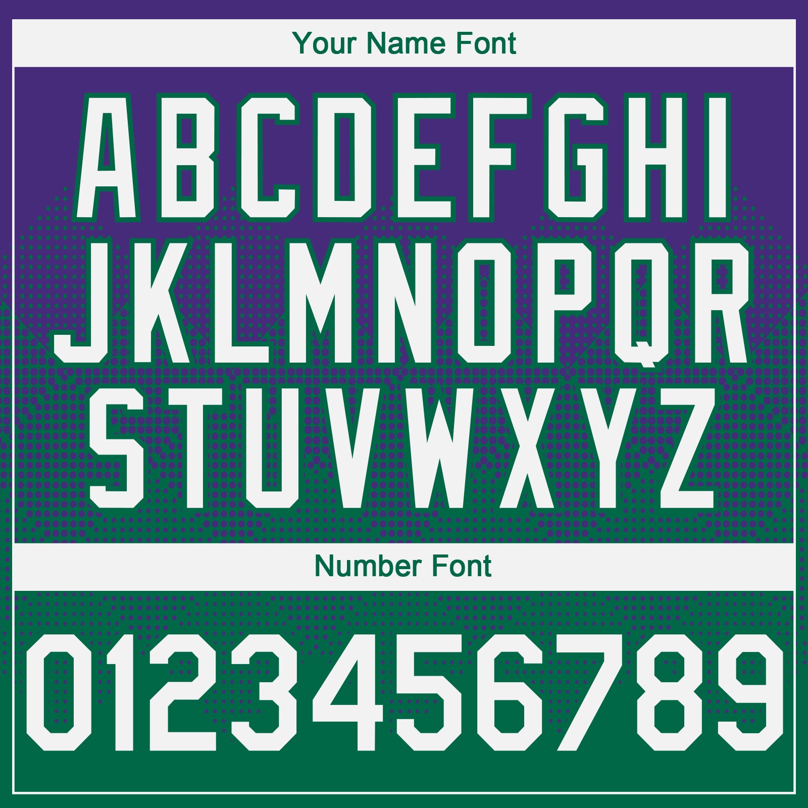 Custom Purple White-Kelly Green 3D Gradient Square Shape Authentic Baseball Jersey