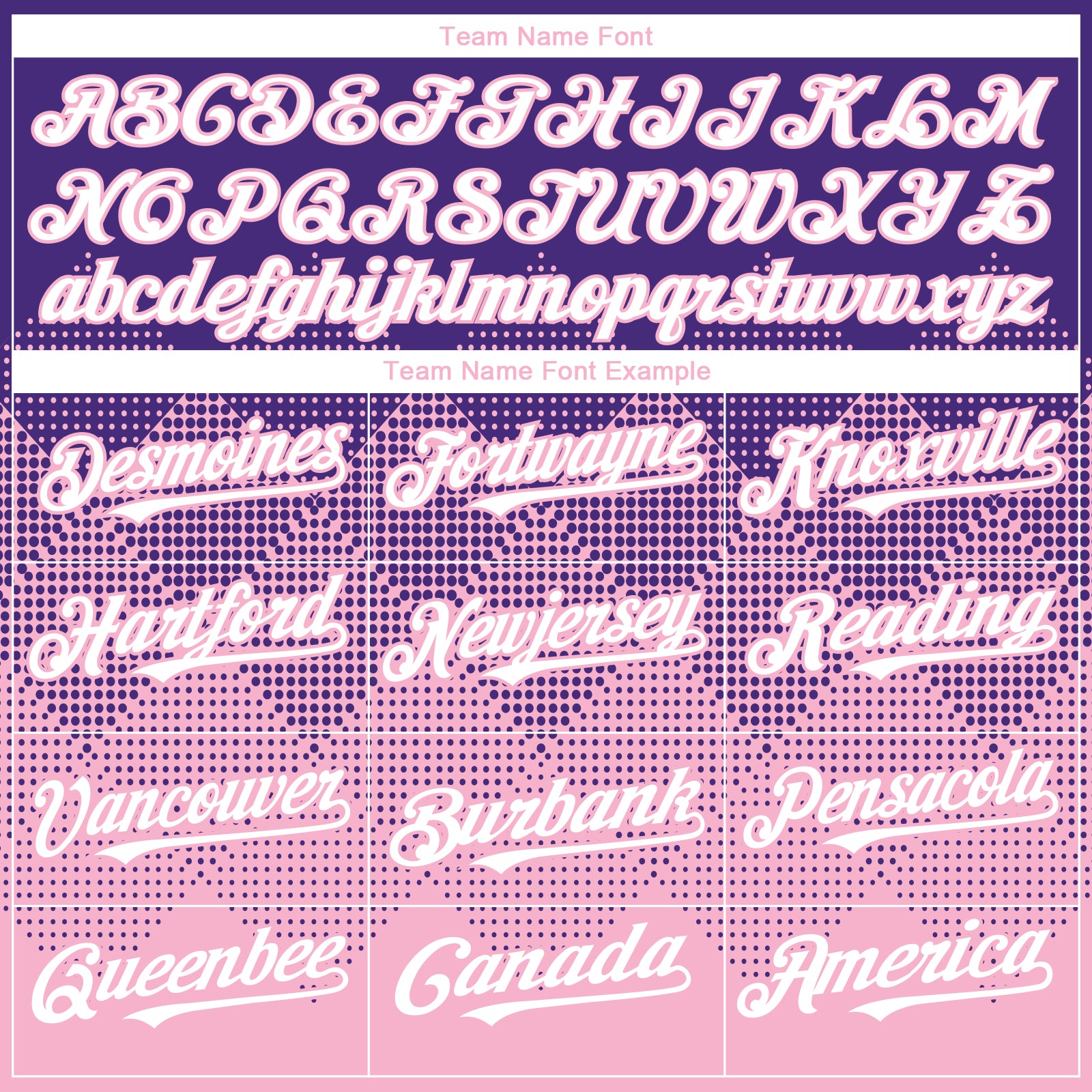 Custom Purple White-Light Pink 3D Gradient Square Shape Authentic Baseball Jersey