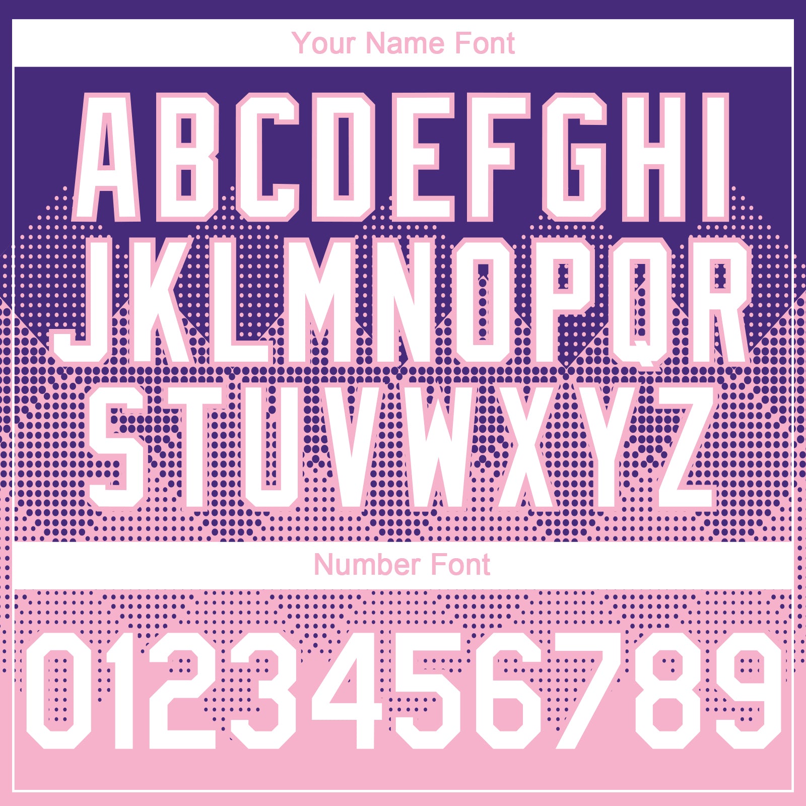 Custom Purple White-Light Pink 3D Gradient Square Shape Authentic Baseball Jersey